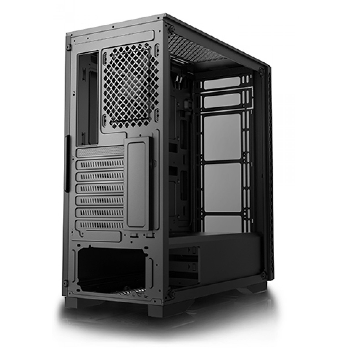 Gabinete Gamer DeepCool Matrexx 50, Mid Tower, ARGB, Vidro Temperado, Black, DP-ATX-MATREXX50-AR-4F-NE, Sem Fonte, Com 4 Fans