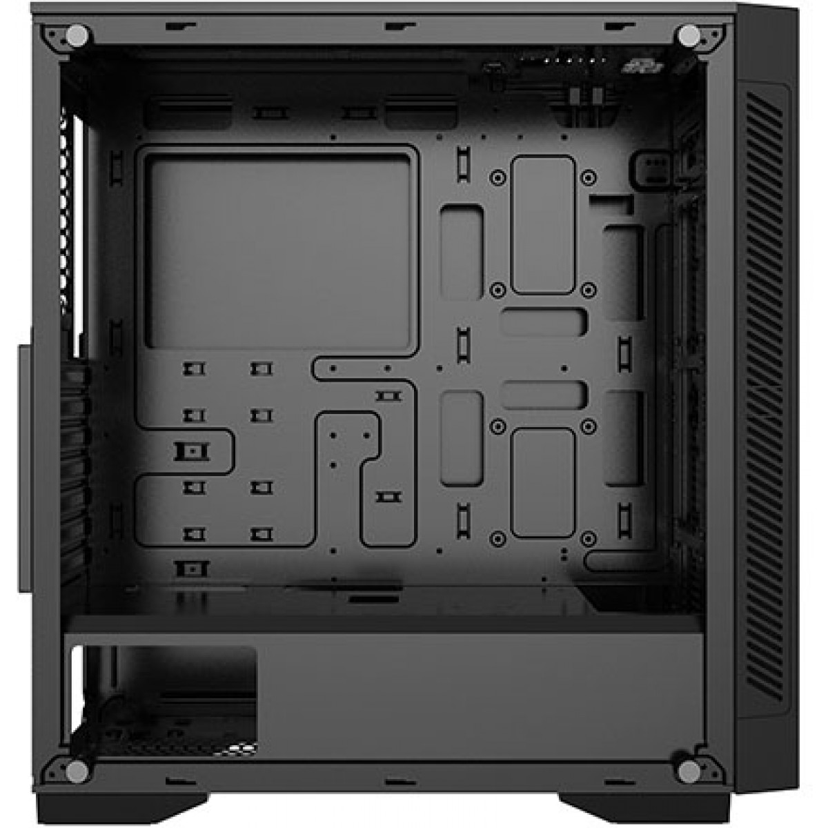 Gabinete Gamer DeepCool Matrexx 55 V3, Mid Tower, Vidro Temperado, Black, DP-ATX-MATREXX55V3, Sem Fonte, Sem Fan