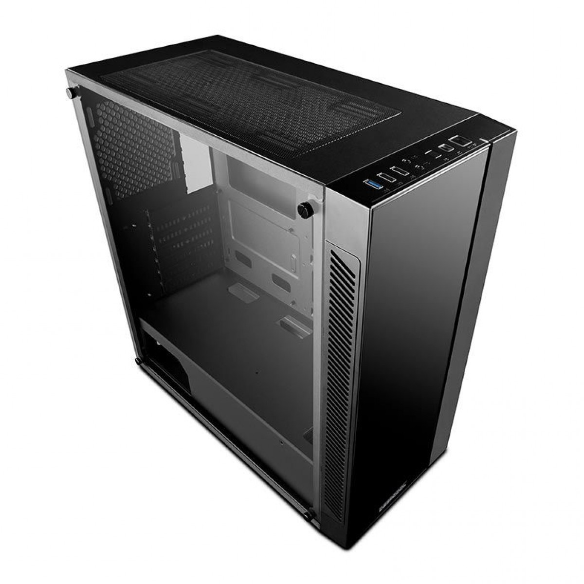 Gabinete Gamer DeepCool Matrexx 55 V3, Mid Tower, ARGB, Vidro Temperado, Black, DP-ATX-MATREXX55-AR-3F, Sem Fonte, Com 3 Fans