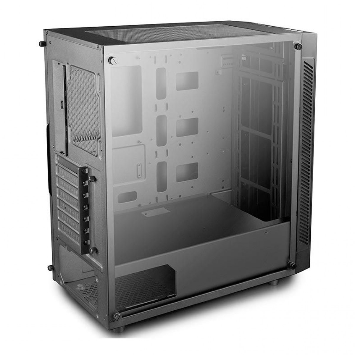 Gabinete Gamer DeepCool Matrexx 55 V3, Mid Tower, ARGB, Vidro Temperado, Black, DP-ATX-MATREXX55-AR-3F, Sem Fonte, Com 3 Fans