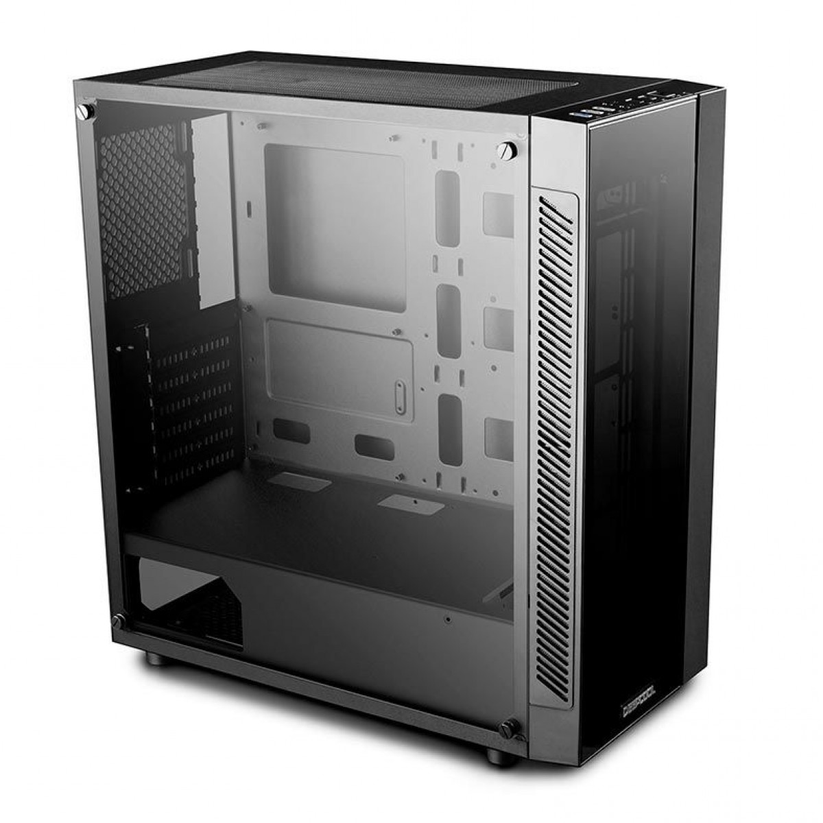 Gabinete Gamer DeepCool Matrexx 55 V3, Mid Tower, ARGB, Vidro Temperado, Black, DP-ATX-MATREXX55-AR-3F, Sem Fonte, Com 3 Fans