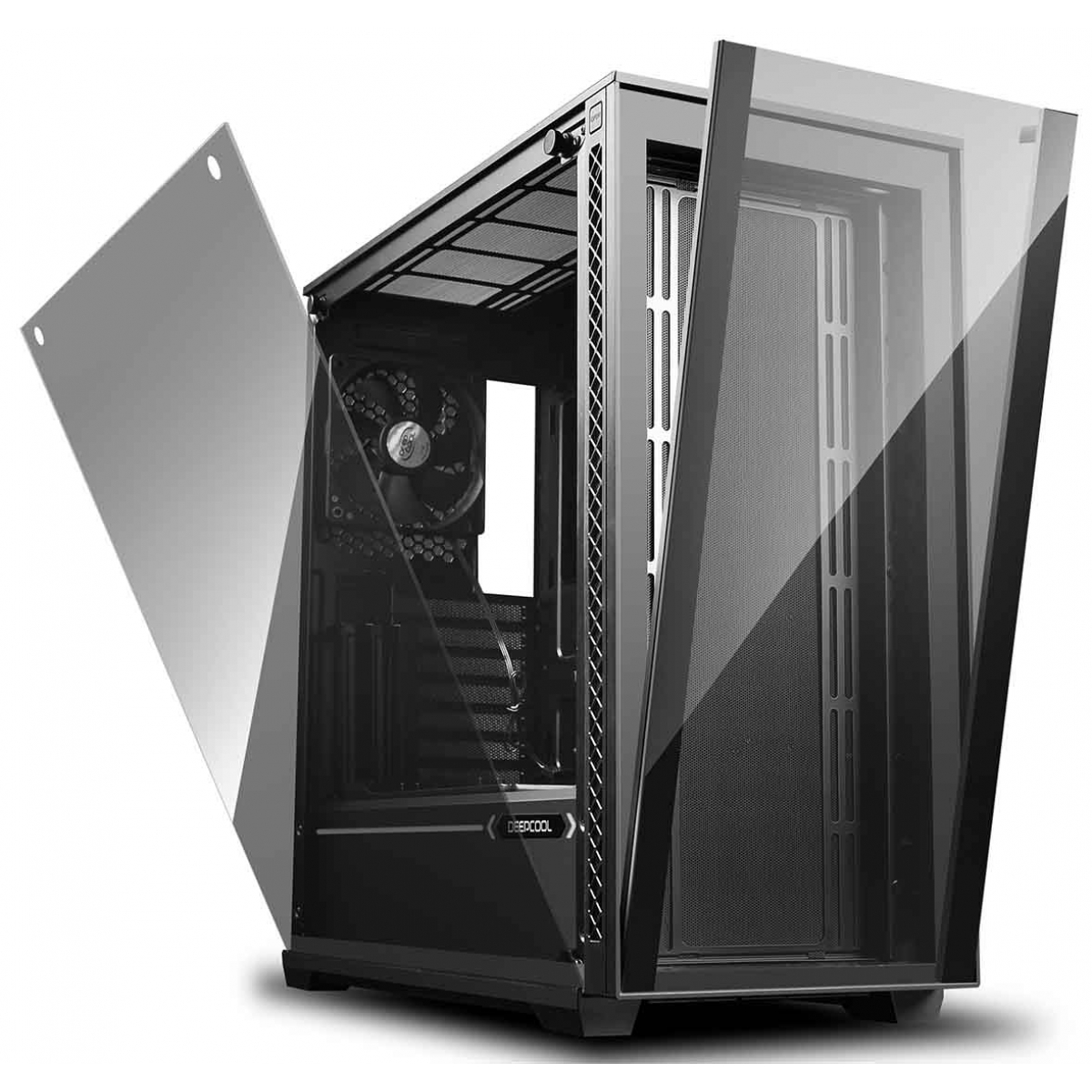 Gabinete Gamer DeepCool Matrexx 70, Mid Tower, Vidro Temperado, Black, Sem Fonte, DP-ATX-MATREXX70-BKG0P