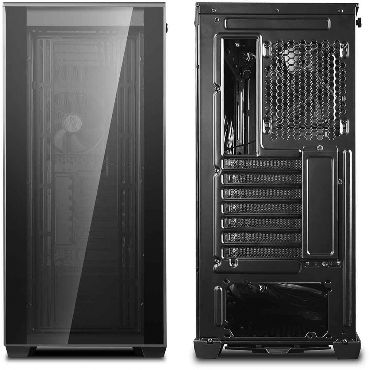 Gabinete Gamer DeepCool Matrexx 70, Mid Tower, Vidro Temperado, Black, Sem Fonte, DP-ATX-MATREXX70-BKG0P