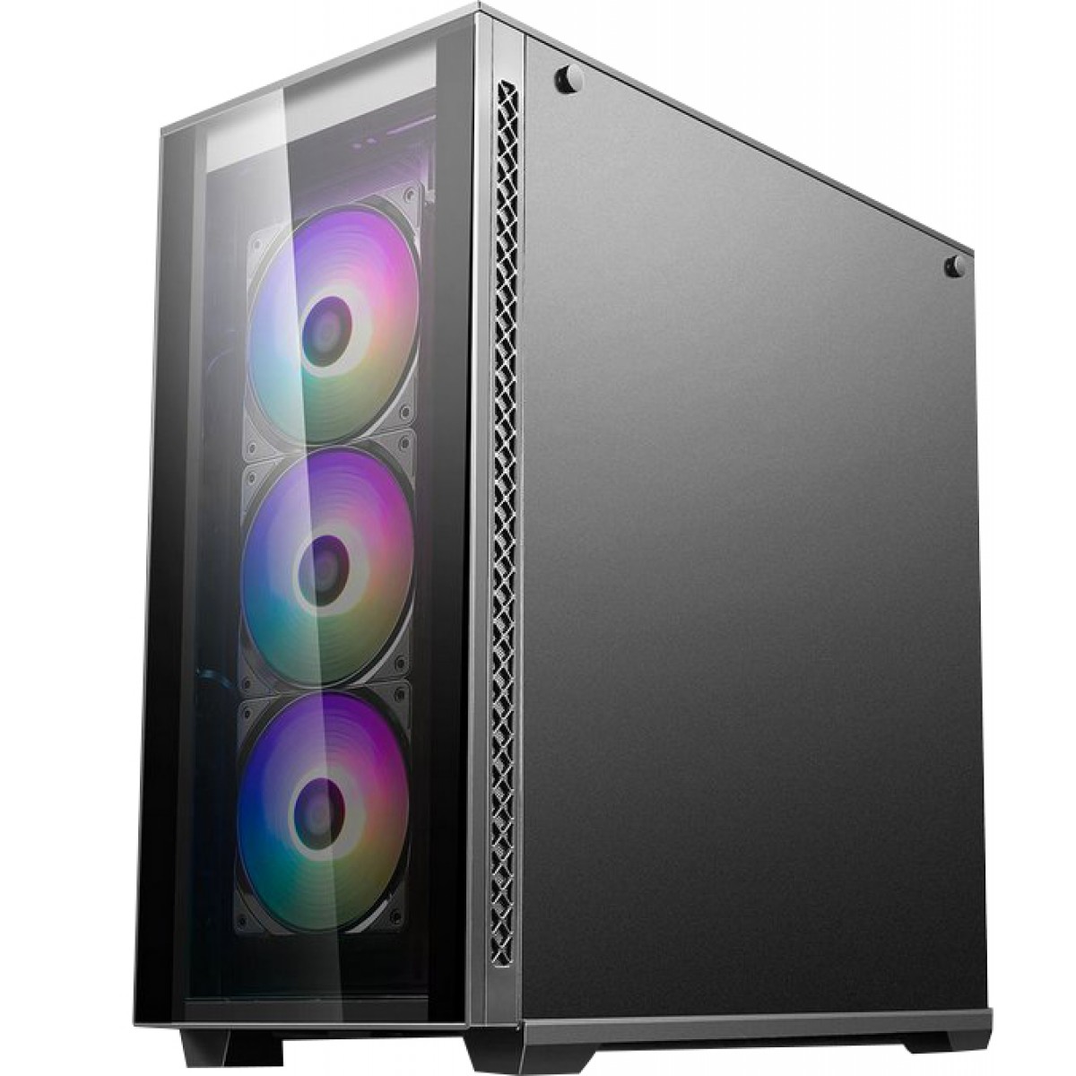 Gabinete Gamer DeepCool Matrexx 70 RGB 3F, Mid Tower, Black, Sem Fonte, DP-ATX-MATREXX70-BKG0P-3F