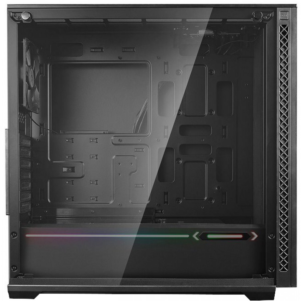 Gabinete Gamer DeepCool Matrexx 70 RGB 3F, Mid Tower, Black, Sem Fonte, DP-ATX-MATREXX70-BKG0P-3F