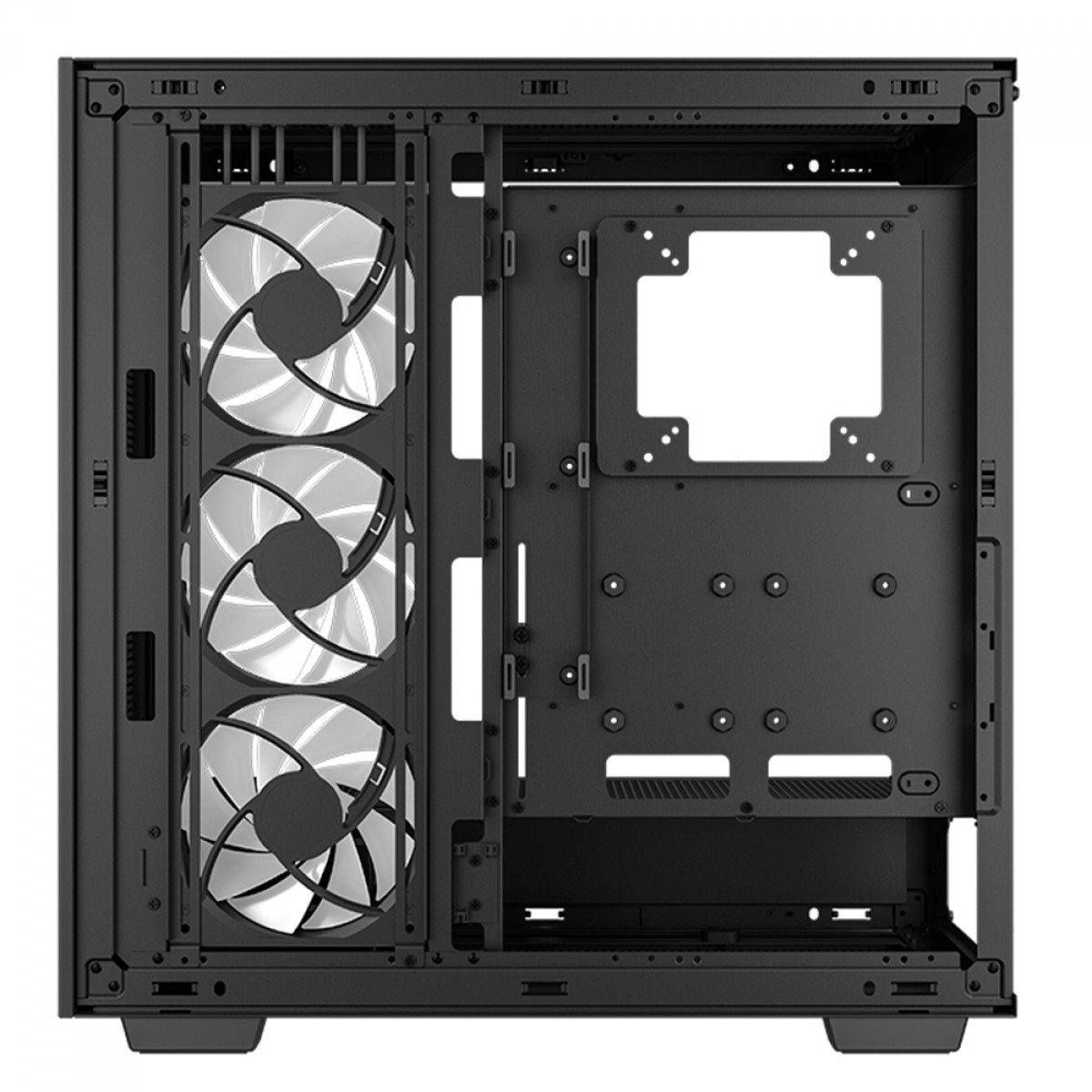 Gabinete Gamer DeepCool Morpheus, Full Tower, Vidro Temperado, E-ATX, Black, Sem Fonte, Com 3 Fans ARGB, R-MORPHEUS-BKAPA1-G-1