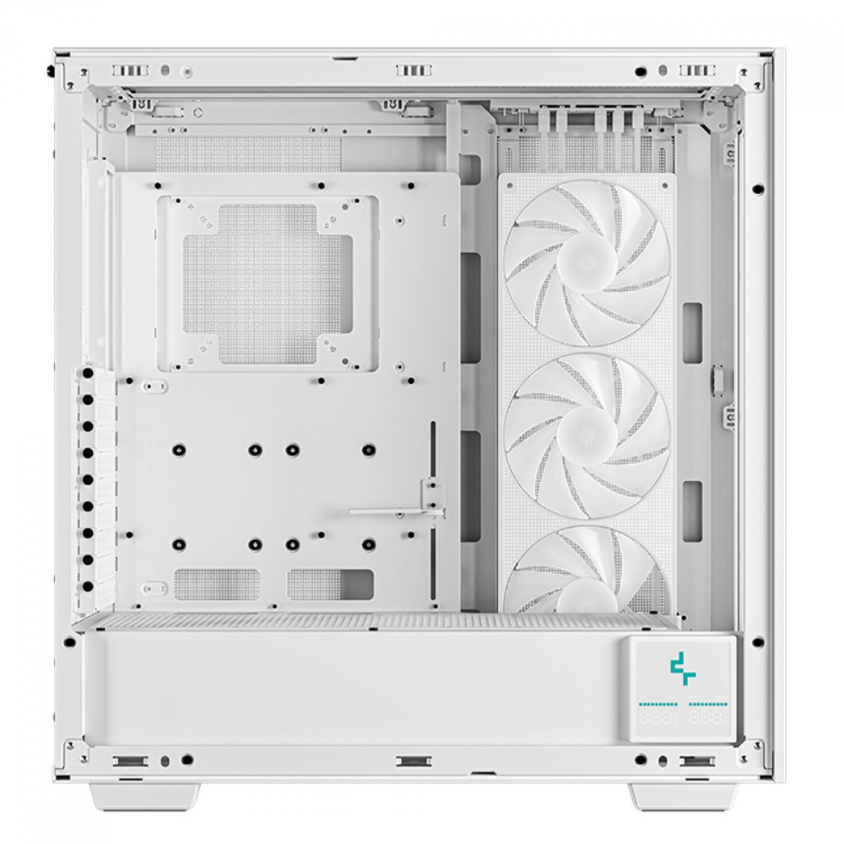Gabinete Gamer DeepCool Morpheus WH, Full Tower, Vidro Temperado, E-ATX, White, Sem Fonte, Com 3 Fans ARGB, R-MORPHEUS-WHAPA1-G-1