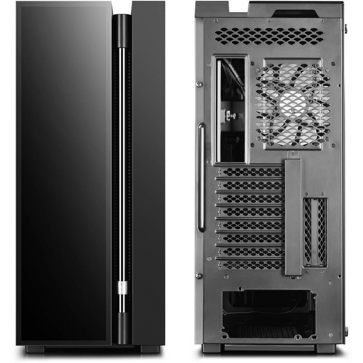 Gabinete Gamer DeepCool New Ark 90, Full Tower, Com Water Captain 280mm RGB, Vidro Temperado, Black, Sem Fonte, DP-ATXLCS-NARK90BK