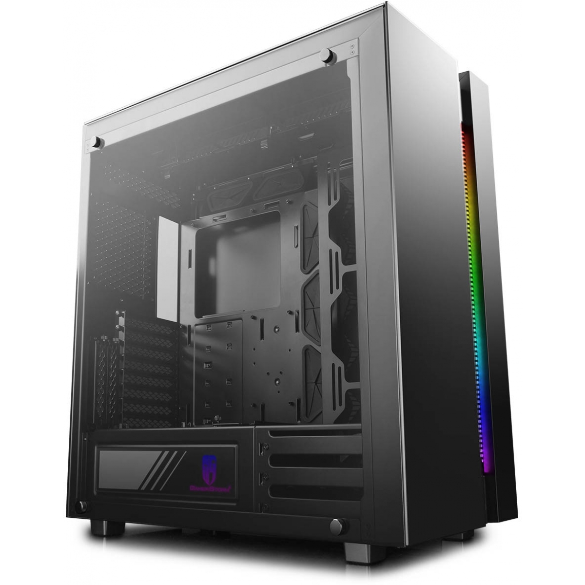 Gabinete Gamer DeepCool New Ark 90SE RGB, Mid Tower, Vidro Temperado, Black, DP-ATX-NARK90SE, Sem Fonte, Sem Fan