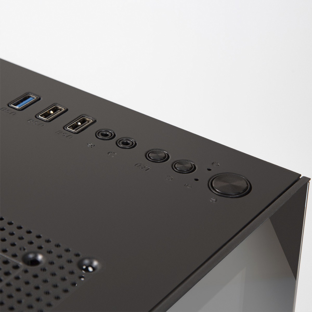 Gabinete Gamer Duex DXJ270-2 BK, Mid Tower, Vidro Temperado, MATX, Preto, Sem Fan