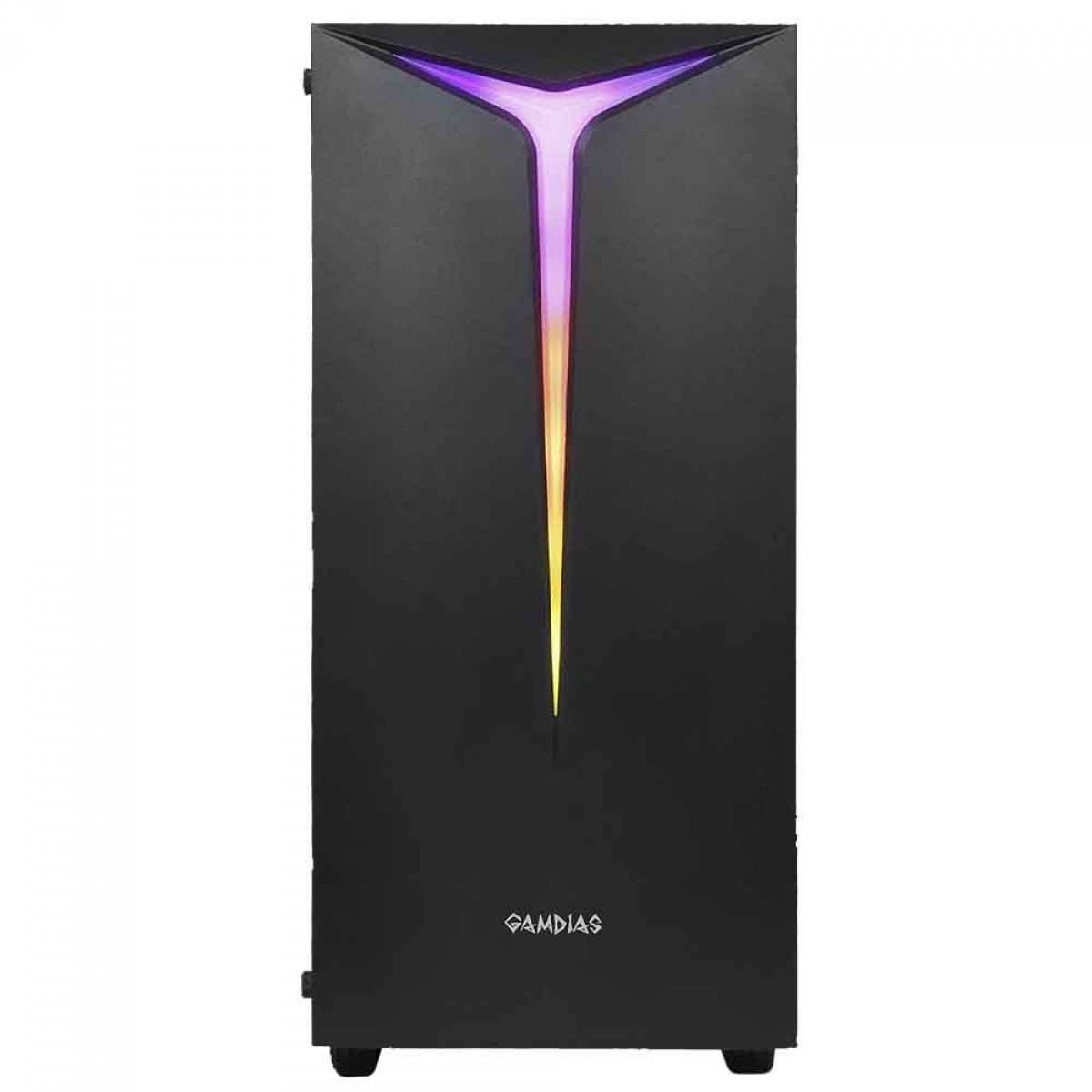 Gabinete Gamer Gamdias Argus E2, Mid Tower, Vidro Temperado, ATX, Sem Fonte, Sem Fan