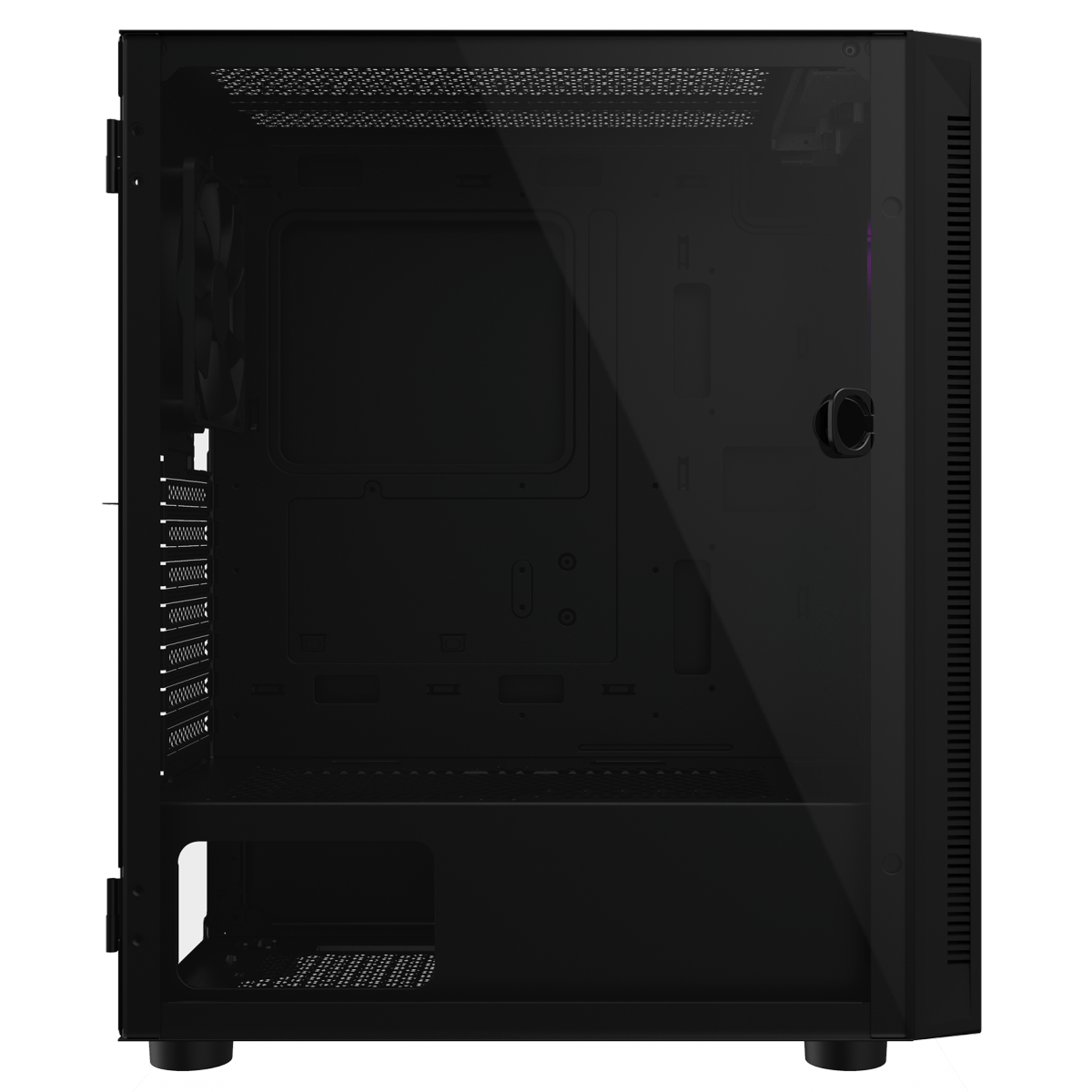 Gabinete Gamer Gamdias Argus E4 Elite, RGB, Mid Tower, Vidro Temperado, Black, Sem fonte, Sem Fan