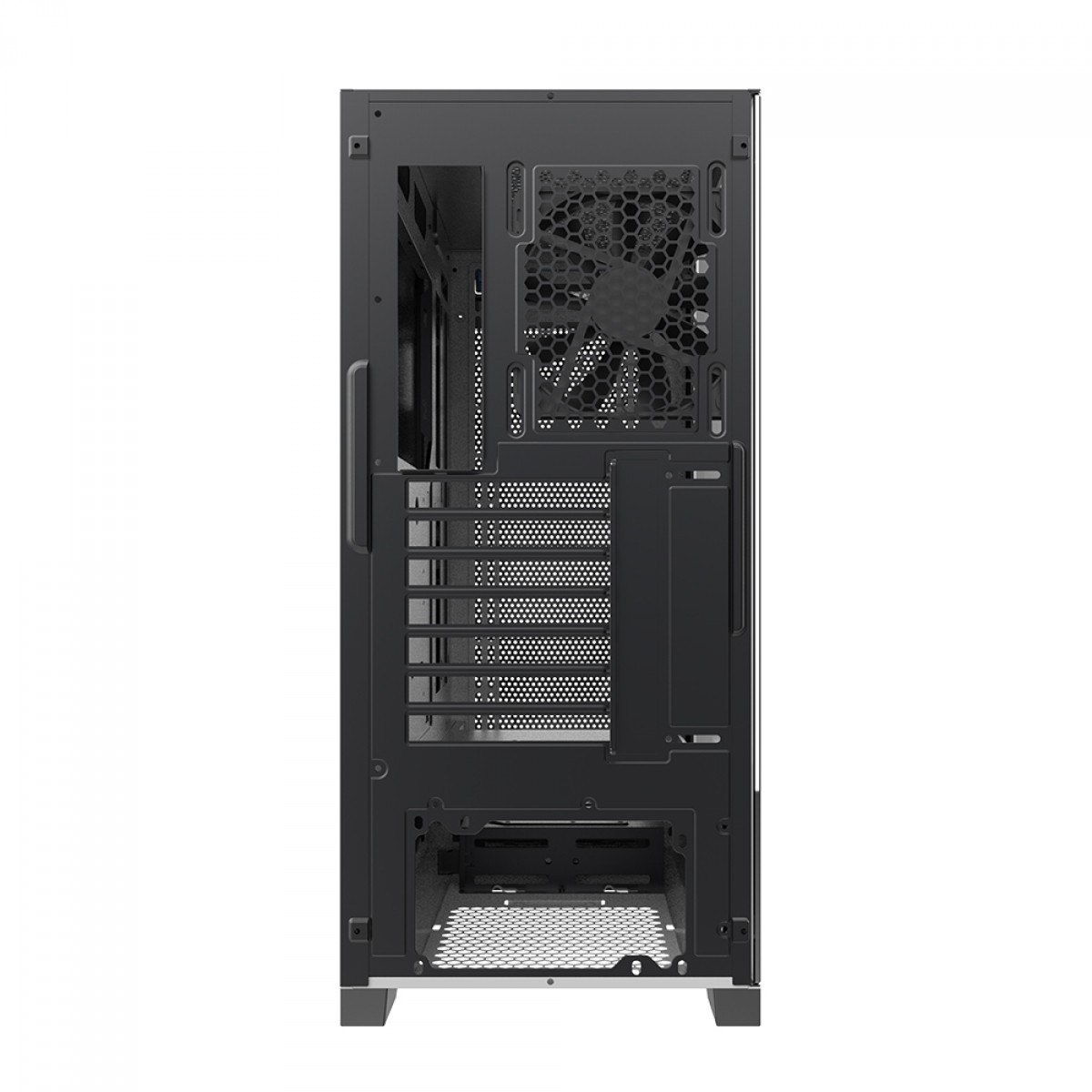 Gabinete Gamer Gamdias Athena M1 Elite, Mid Tower, Vidro Temperado, Black, ATX, Sem Fonte, Sem Fan