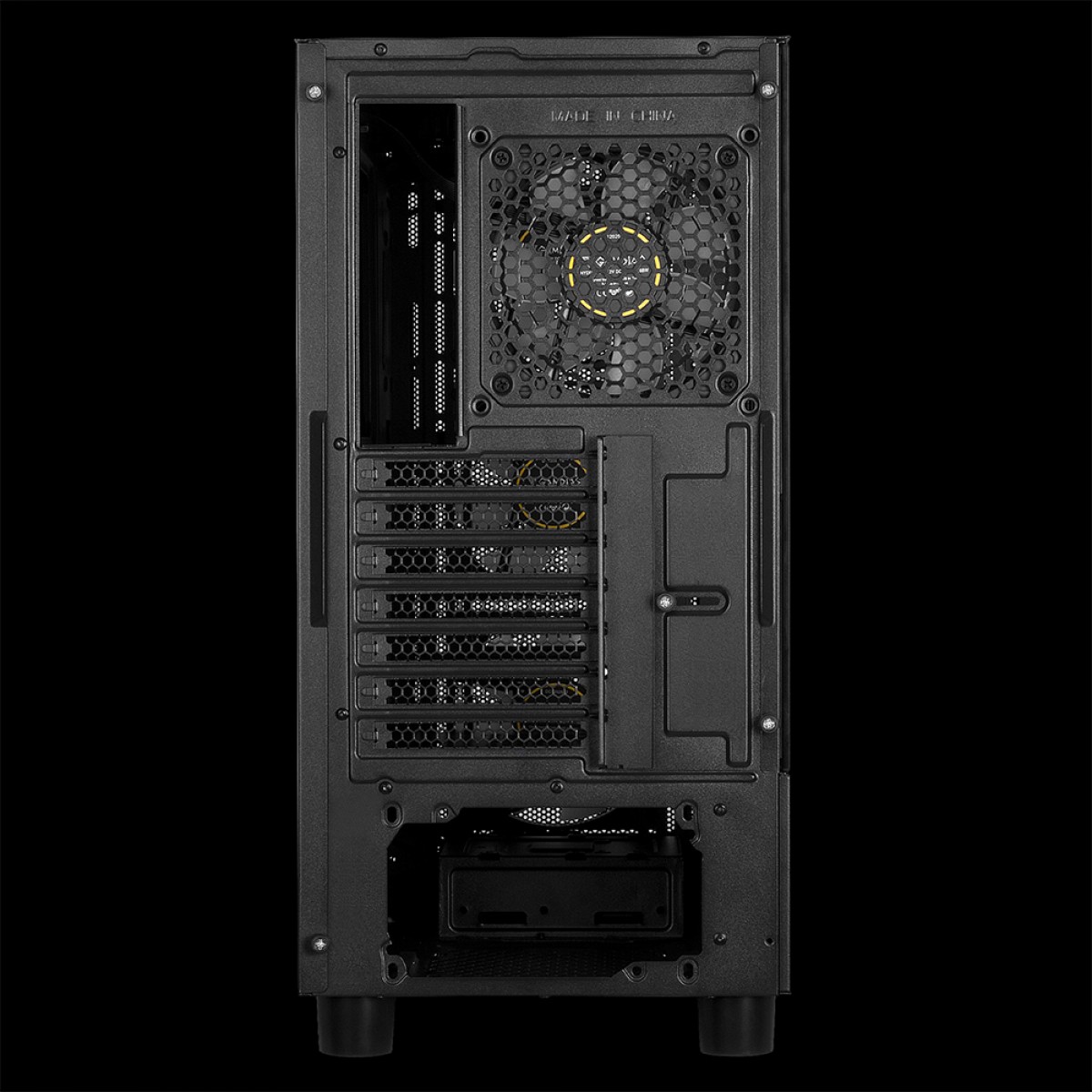 Gabinete Gamer Gamdias Athena M6 ARGB, Mid Tower, Vidro Temperado, ATX, Black, Sem Fonte, Sem Fan