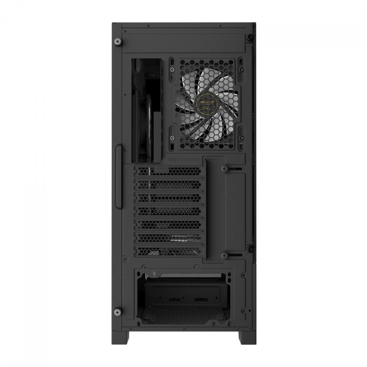 Gabinete Gamer Gamdias Aura GC12 ARGB, Mid Tower, Vidro Temperado, ATX, Sem Fonte, Com 6 Fans, Preto 