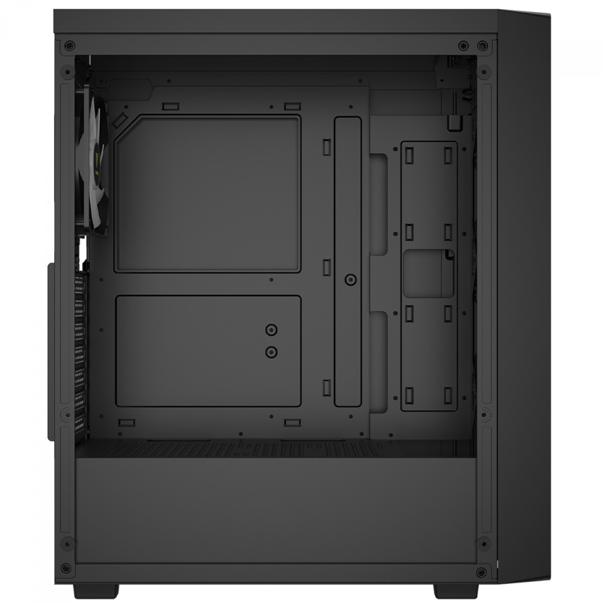 Gabinete Gamer Gamdias Aura GC4 Elite ARGB, Mid Tower, Vidro Temperado, ATX, Sem Fonte, Com 3 Fans, Preto