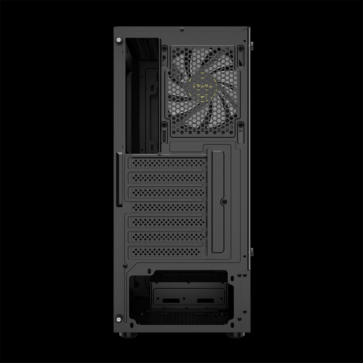 Gabinete Gamer Gamdias Aura GC8 ARGB, Vidro Temperado, ATX, Mid Tower, Com 1 Fan, Sem Fonte, Black