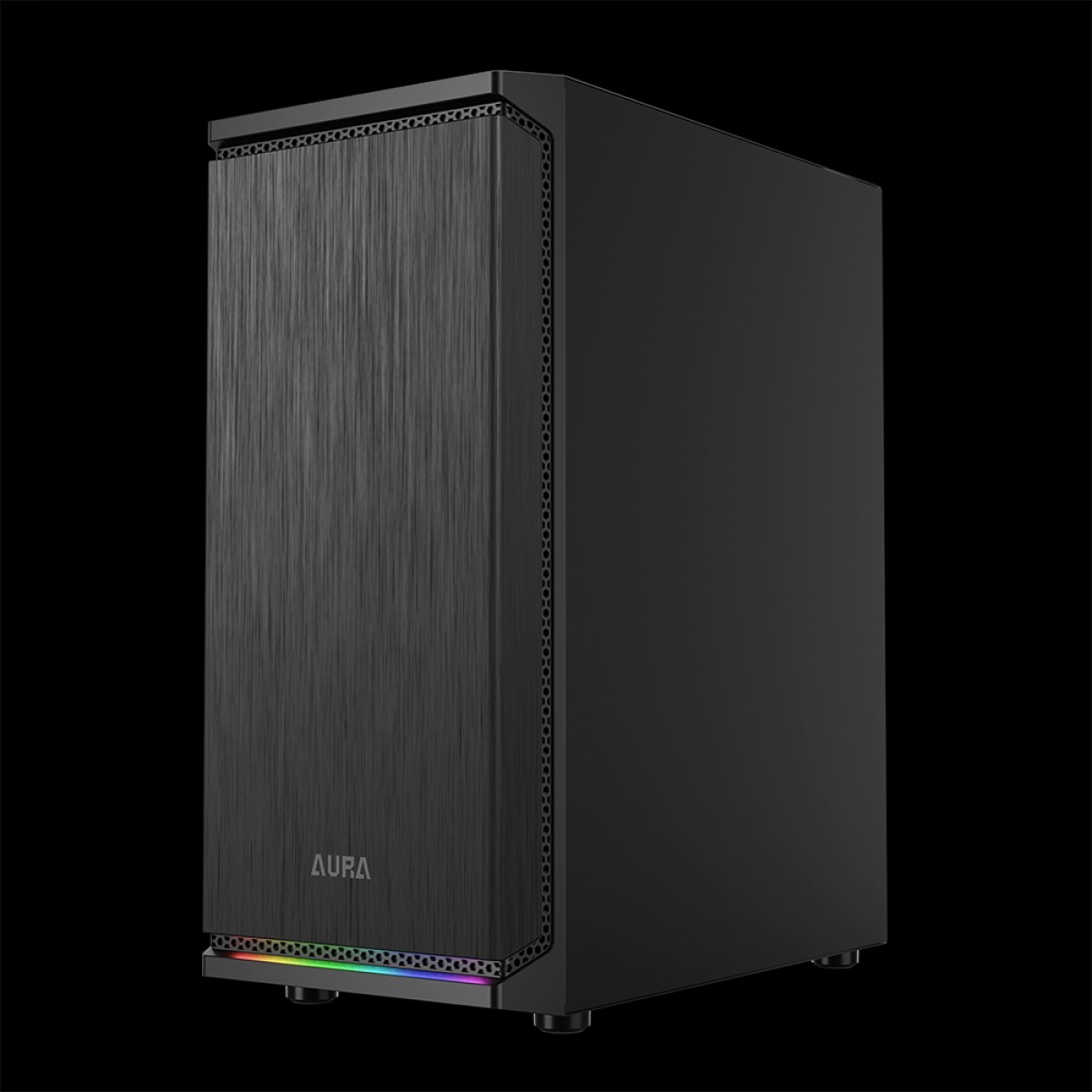 Gabinete Gamer Gamdias Aura GC8 ARGB, Vidro Temperado, ATX, Mid Tower, Com 1 Fan, Sem Fonte, Black