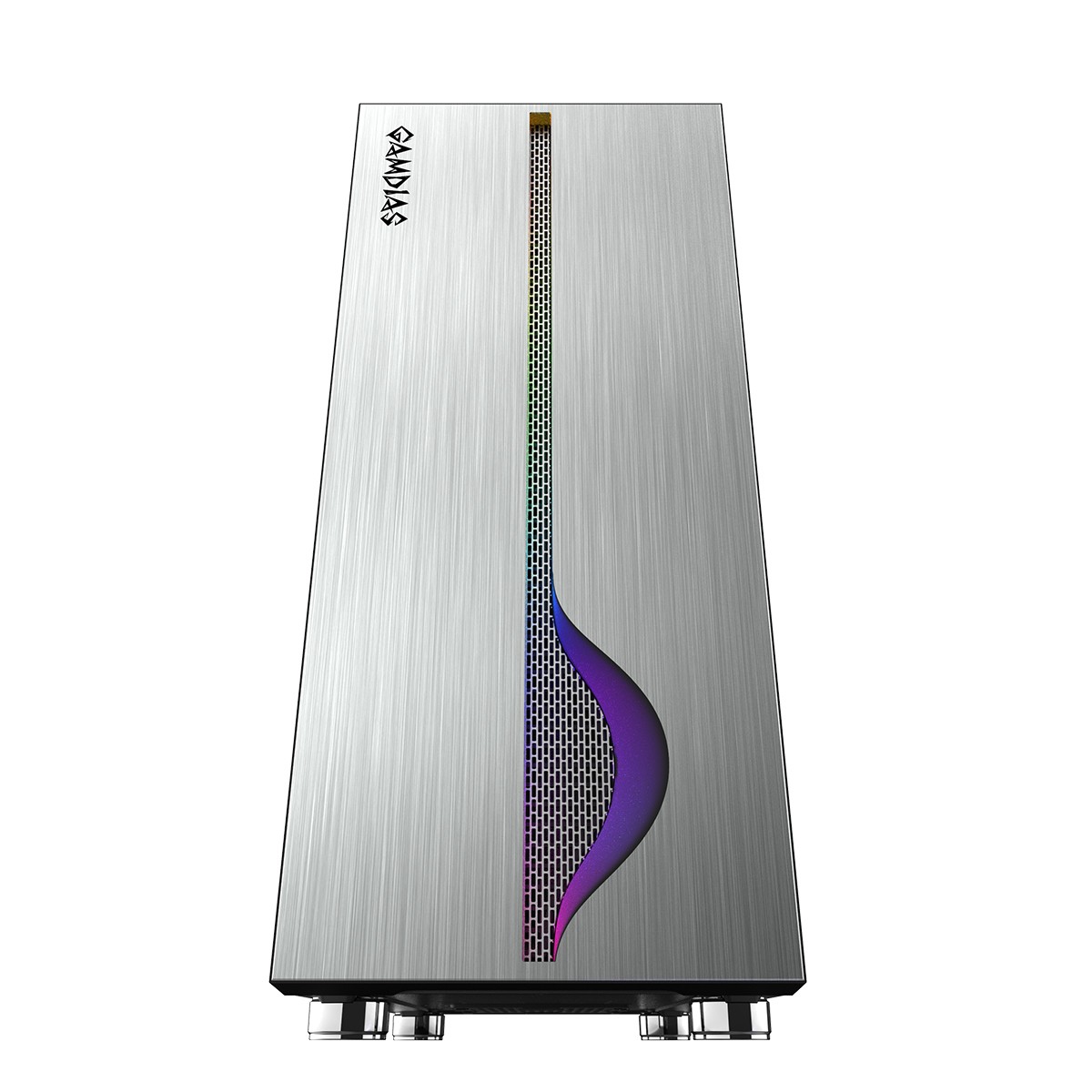 Gabinete Gamer Gamdias, Mars M1, Mid Tower, Vidro Temperado, Black, Sem Fonte, Sem Fan