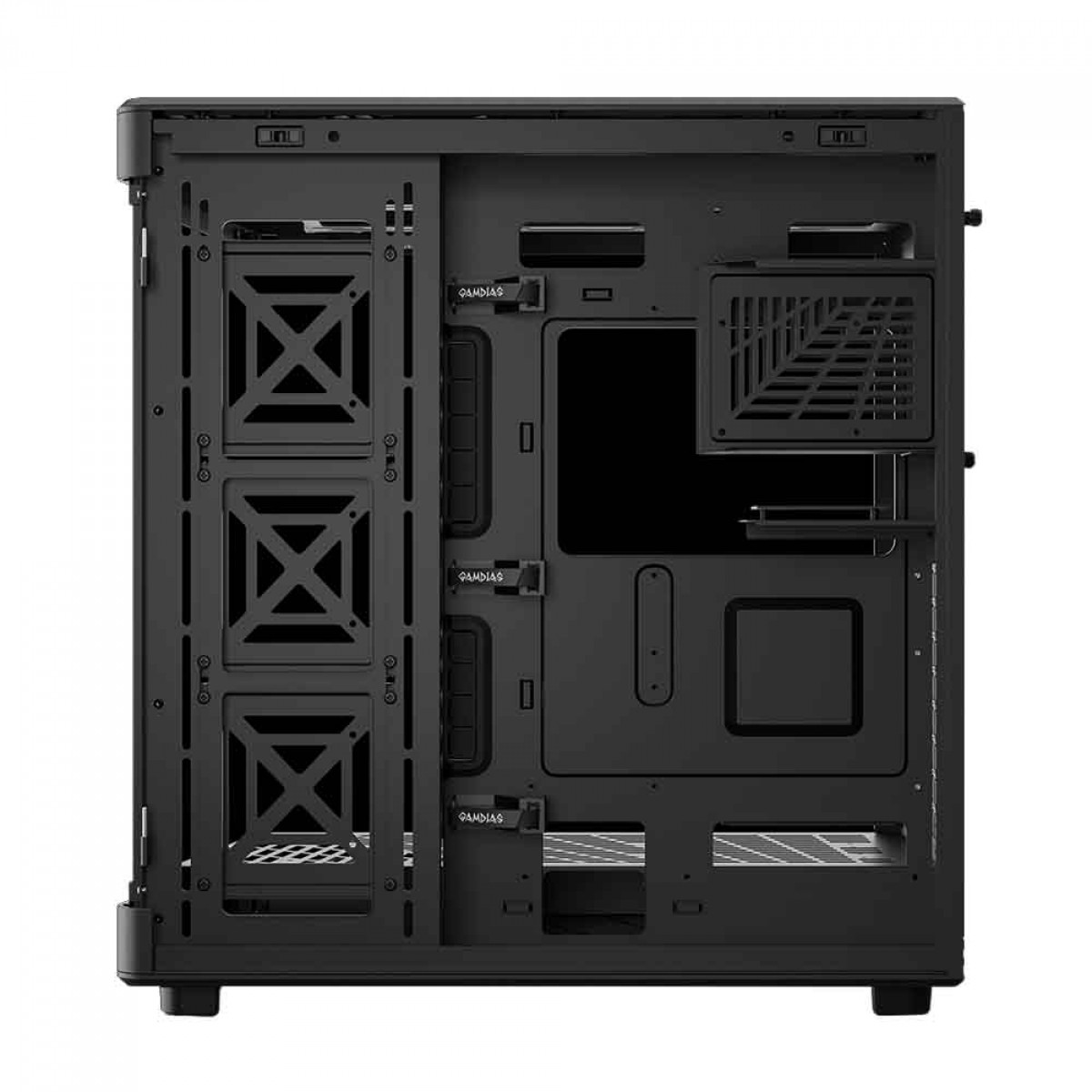 Gabinete Gamer Gamdias NESO P1 B, Full Tower, Vidro Temperado, ATX, Sem Fonte, Sem Fan