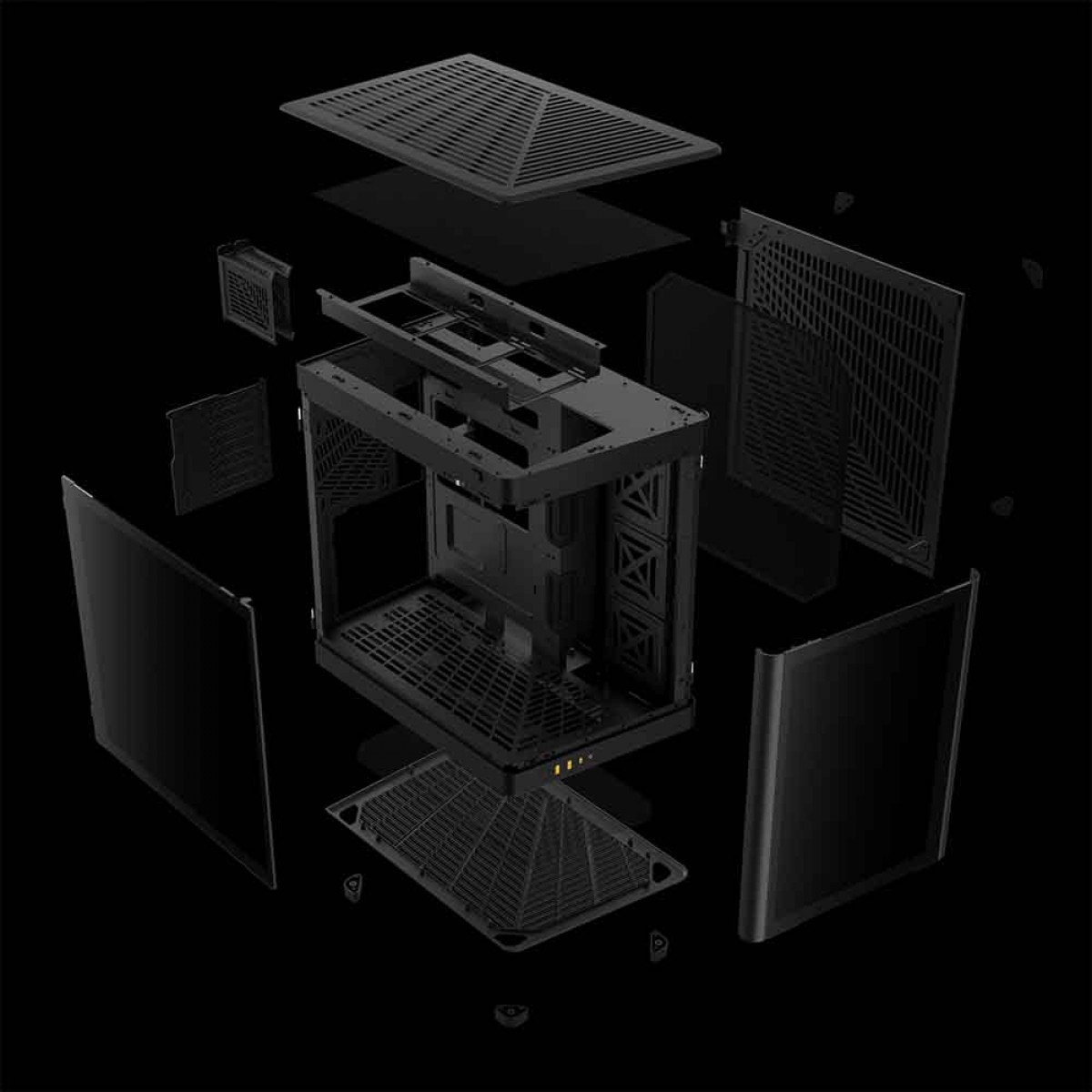 Gabinete Gamer Gamdias NESO P1 B, Full Tower, Vidro Temperado, ATX, Sem Fonte, Sem Fan