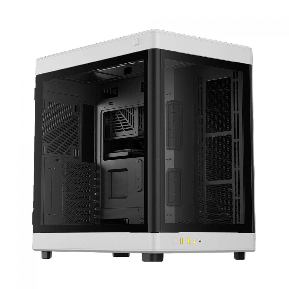 Gabinete Gamer Gamdias NESO P1 BW, Full Tower, Vidro Temperado, ATX, Black/White, Sem Fonte, Sem Fan
