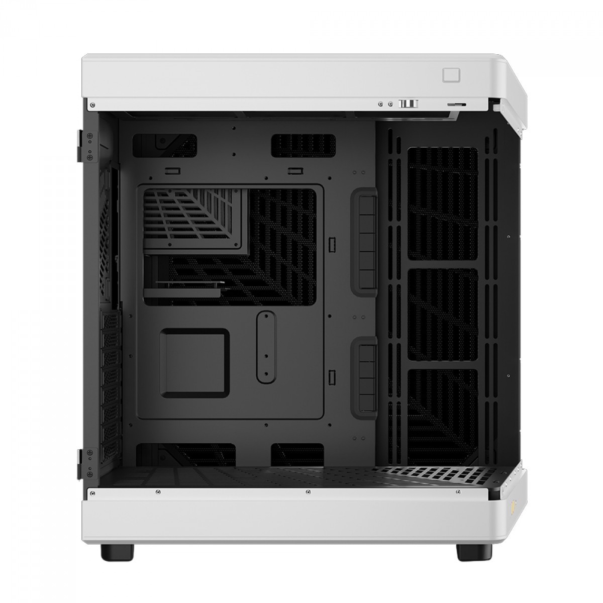 Gabinete Gamer Gamdias NESO P1 BW, Full Tower, Vidro Temperado, ATX, Black/White, Sem Fonte, Sem Fan