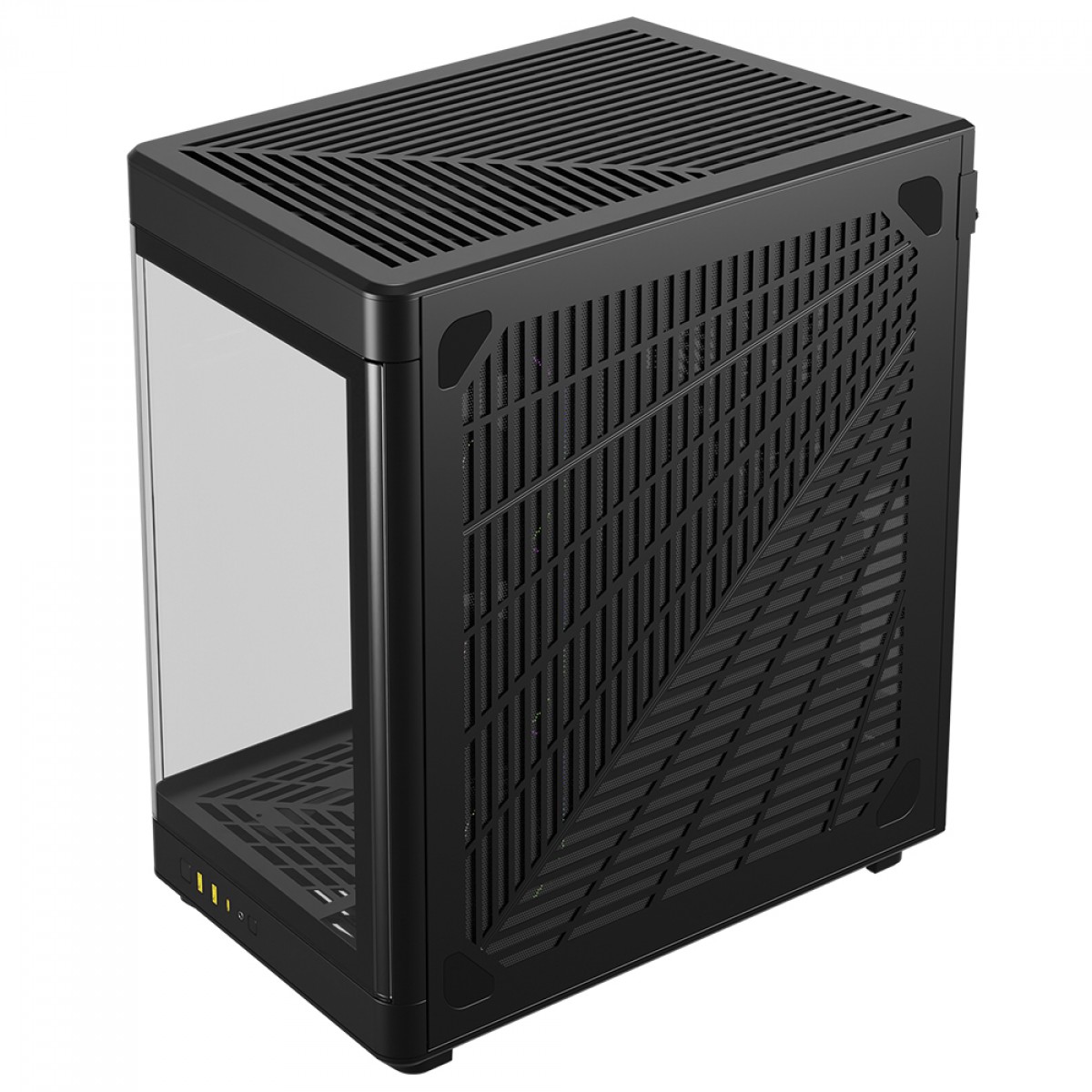 Gabinete Gamer Gamdias NESO P1 Pro B, Full Tower, Vidro Temperado, E-ATX, Sem Fonte, Com 3 Fans, Preto