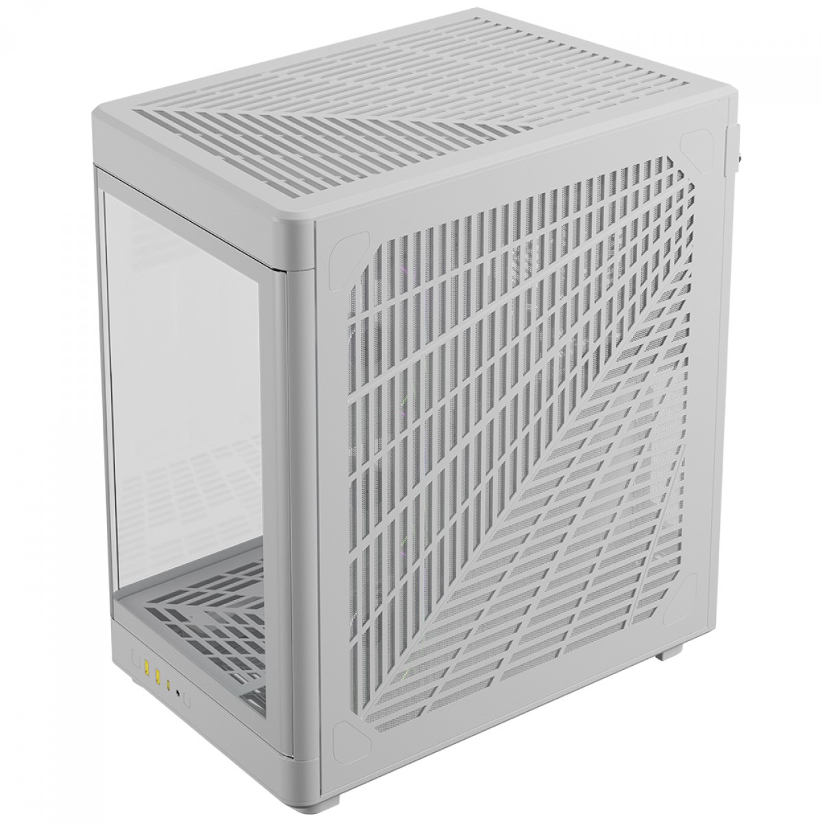 Gabinete Gamer Gamdias NESO P1 Pro WW, Full Tower, Vidro Temperado, E-ATX, Sem Fonte, Com 3 Fans, Branco