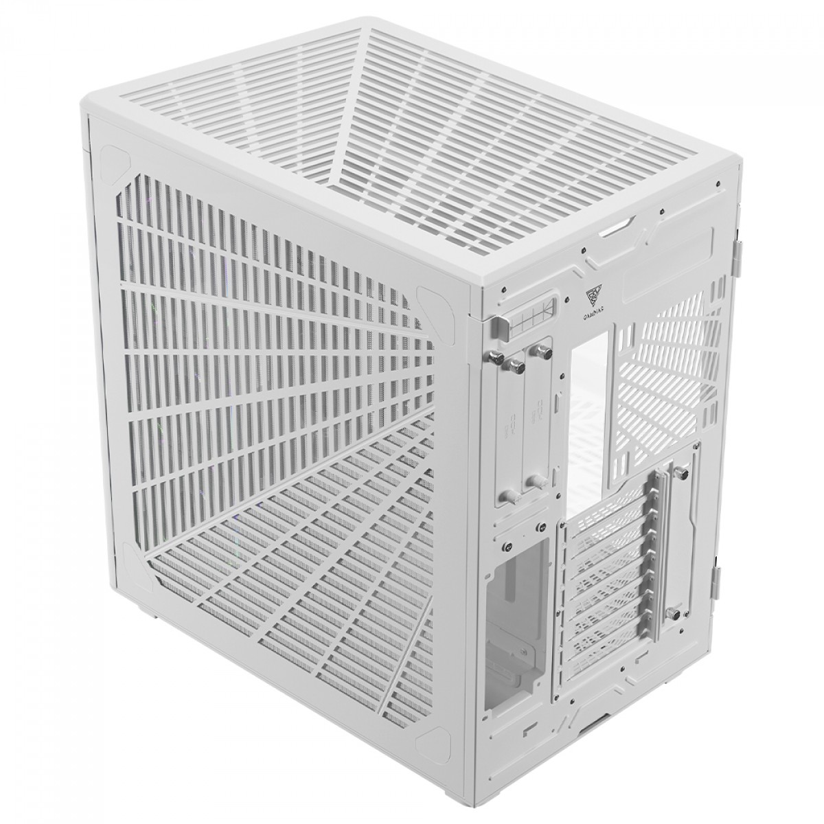 Gabinete Gamer Gamdias NESO P1 Pro WW, Full Tower, Vidro Temperado, E-ATX, Sem Fonte, Com 3 Fans, Branco