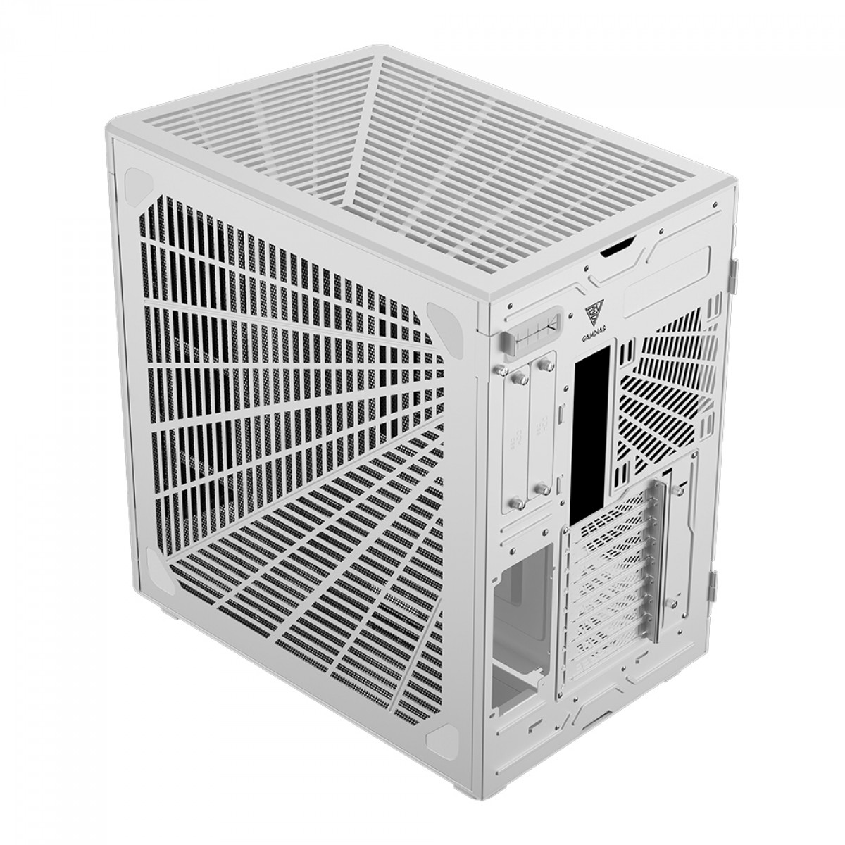 Gabinete Gamer Gamdias NESO P1 W, Full Tower, Vidro Temperado, ATX, White, Sem Fonte, Sem Fan