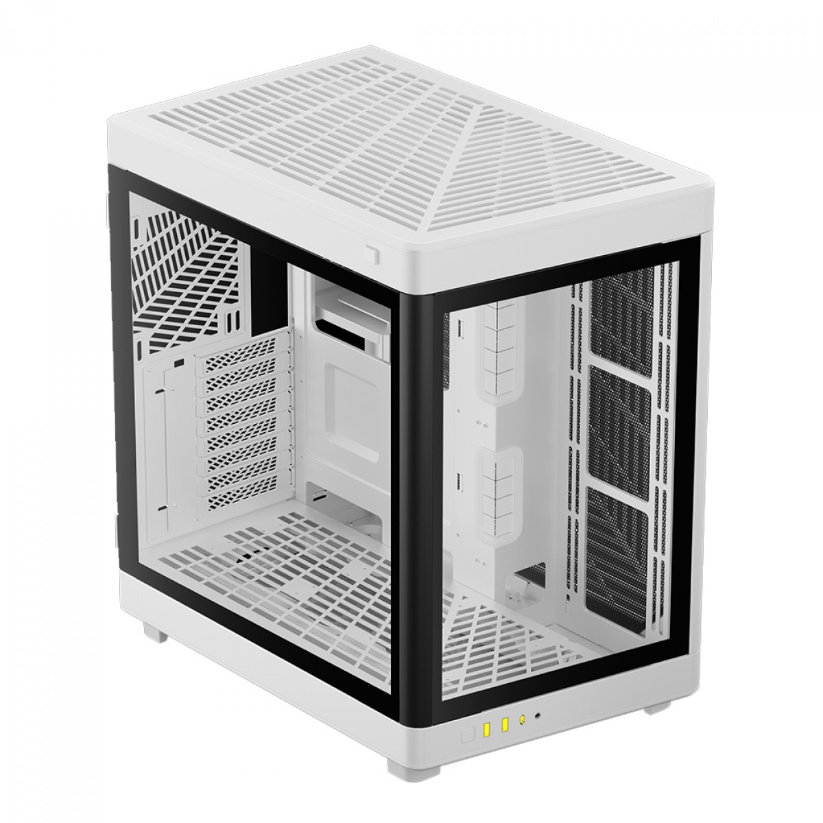 Gabinete Gamer Gamdias NESO P1 W, Full Tower, Vidro Temperado, ATX, White, Sem Fonte, Sem Fan