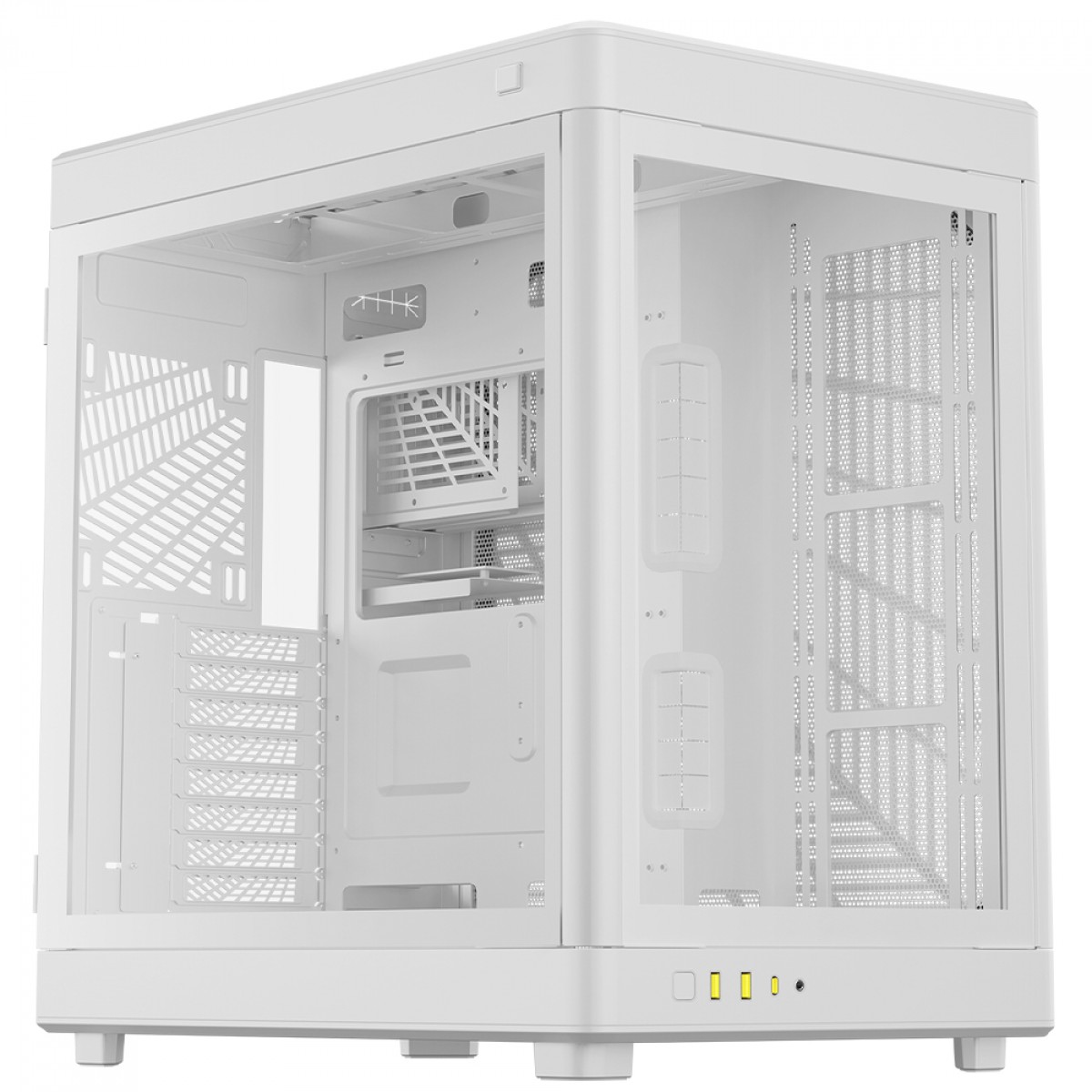 Gabinete Gamer Gamdias NESO P1 WW, Full Tower, Vidro Temperado, ATX, Sem Fonte, Sem Fan, Branco
