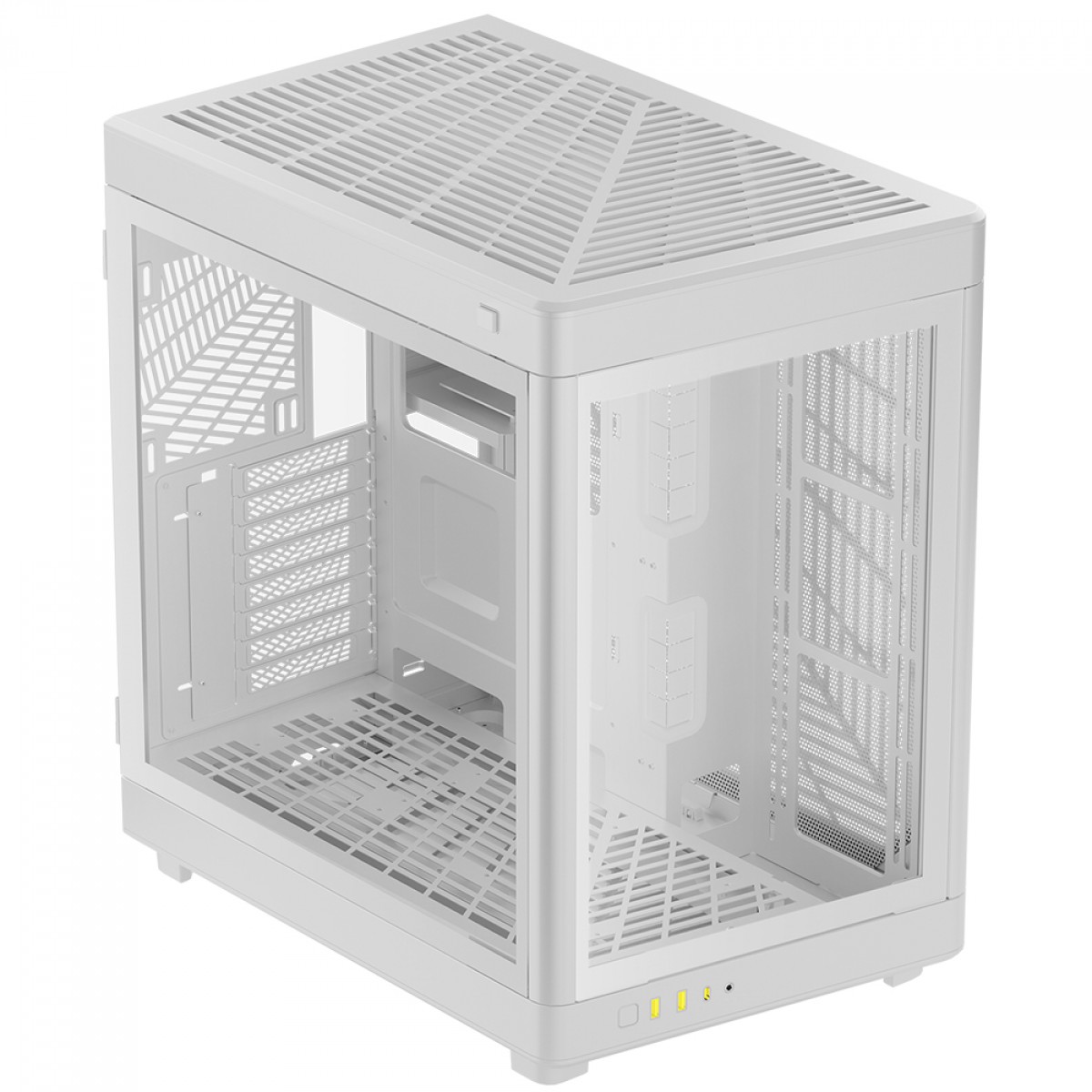 Gabinete Gamer Gamdias NESO P1 WW, Full Tower, Vidro Temperado, ATX, Sem Fonte, Sem Fan, Branco