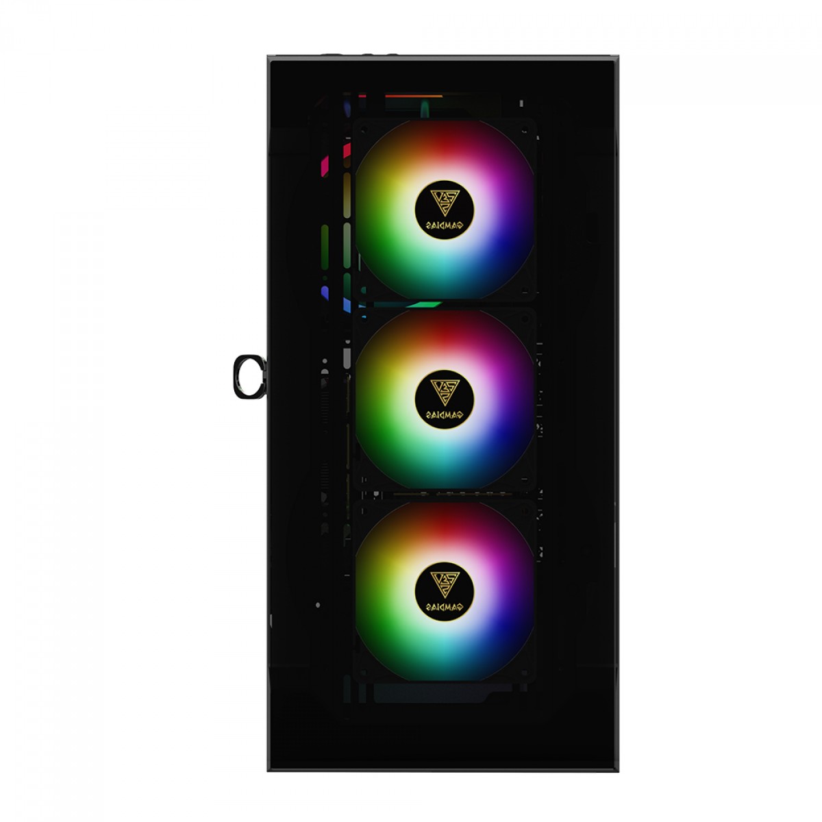 Gabinete Gamer Gamdias, Talos E2 Elite, Mid Tower, Vidro Temperado, Black, Sem Fonte, Com 4 Fans