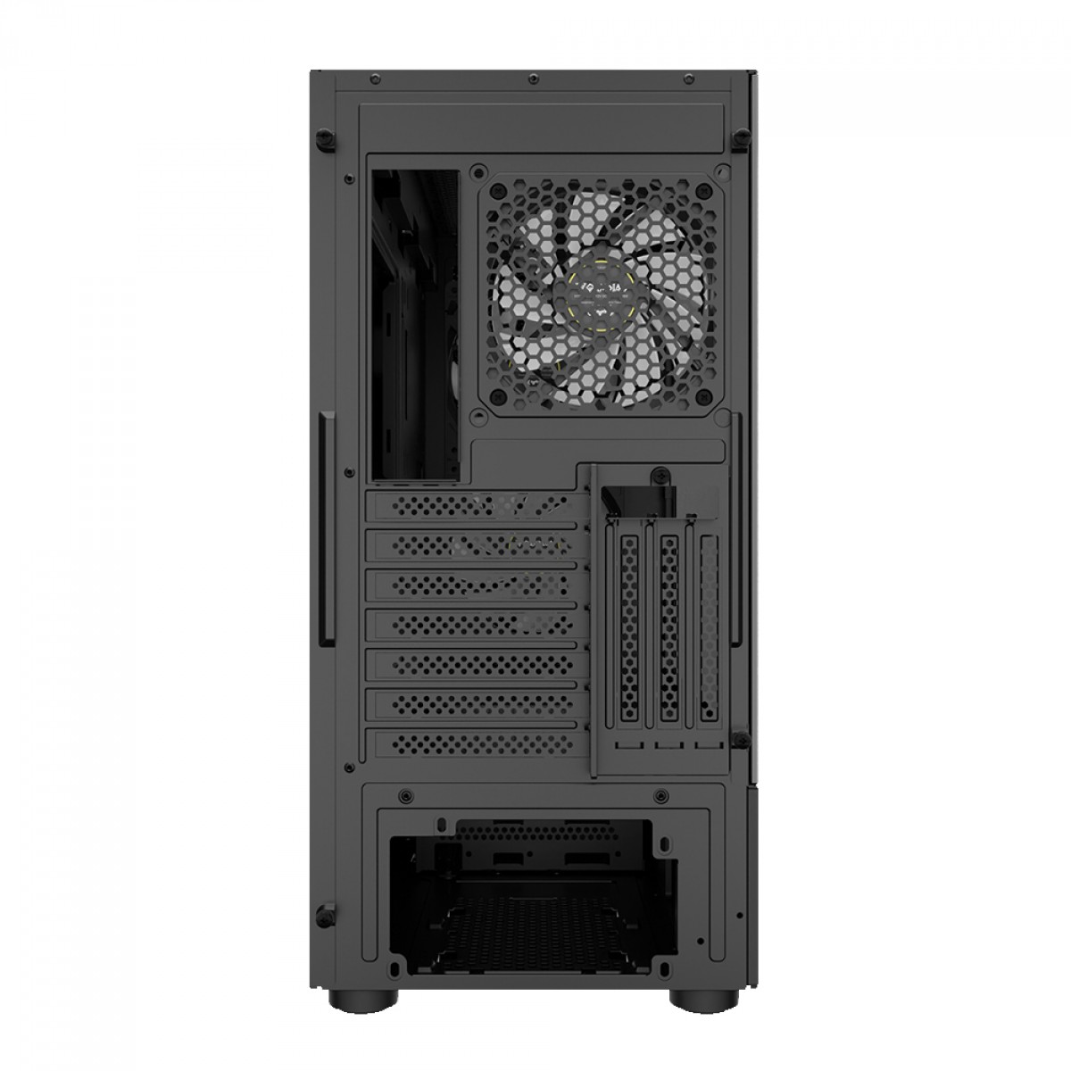 Gabinete Gamer Gamdias Talos E3 Mesh Elite, Vidro Temperado, Mid Tower, Com 3 Fans ARGB, Sem Fonte, Black