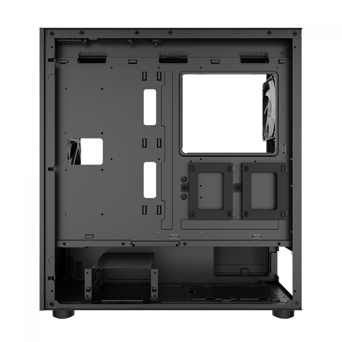 Gabinete Gamer Gamdias Talos E3 Mesh Elite, Vidro Temperado, Mid Tower, Com 3 Fans ARGB, Sem Fonte, Black