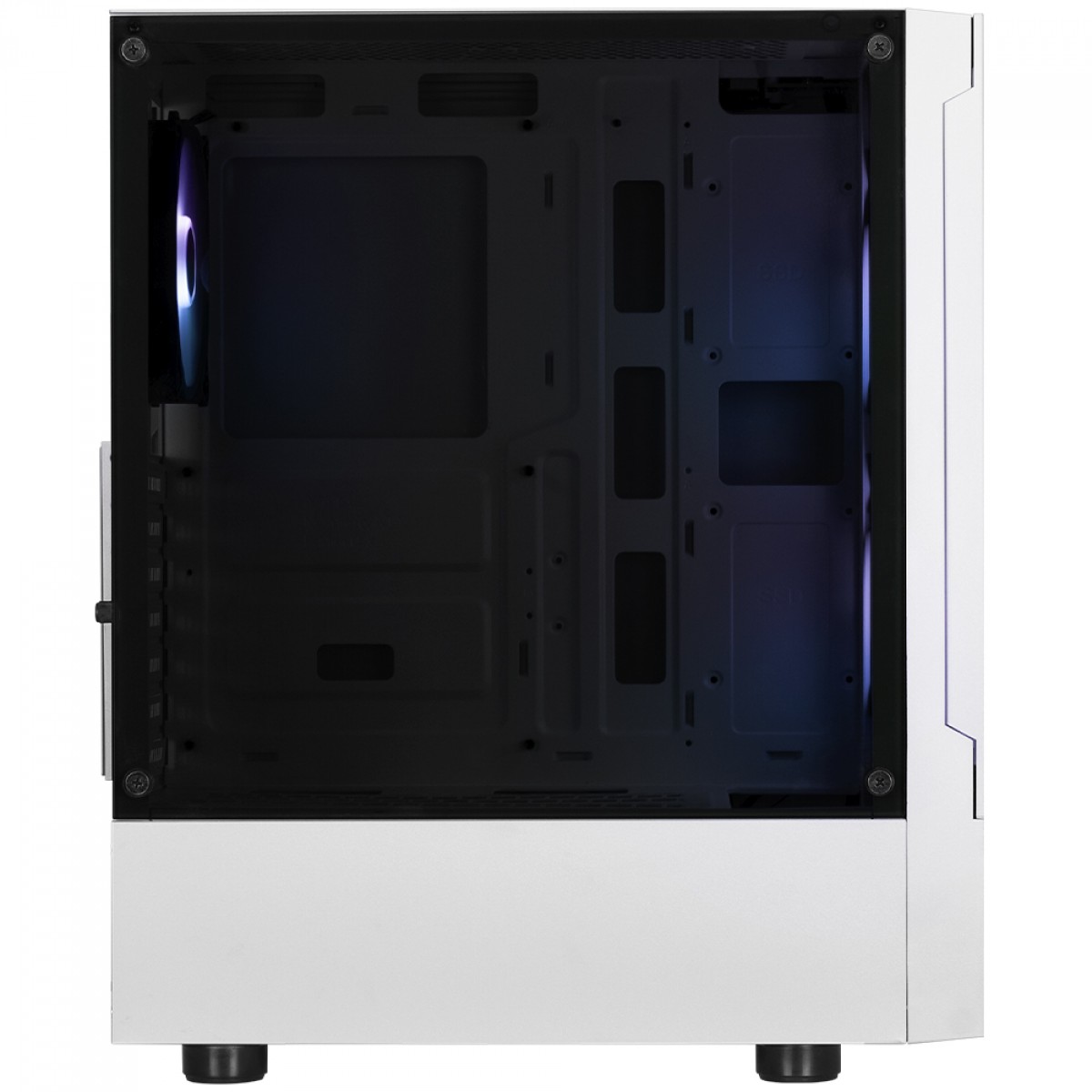 Gabinete Gamer Gamdias Talos E3 Mesh WH, Vidro Temperado, Mid Tower, ATX, Sem Fonte, Com 3 Fans ARGB, Branco