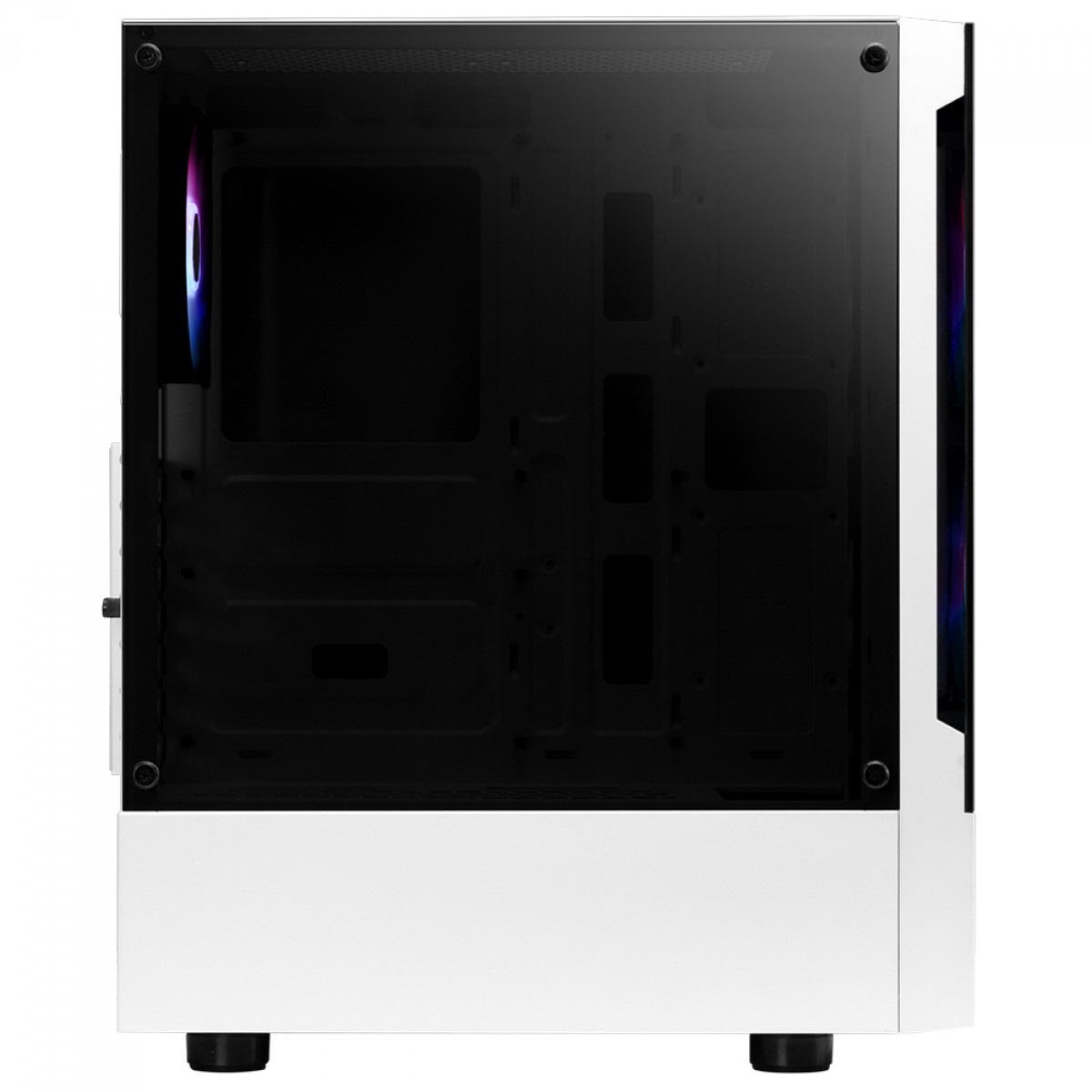 Gabinete Gamer Gamdias Talos E3 WH, Mid Tower, Vidro Temperado, ATX, Com 3 Fans, Branco