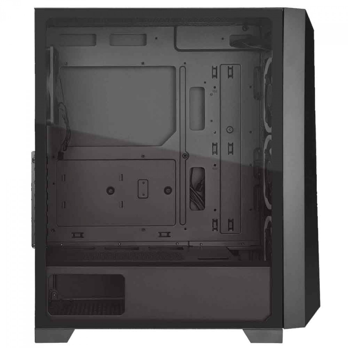 Gabinete Gamer Gamdias Talos M1 Elite, Mid-Tower, Vidro Temperado, Black, Sem fonte, Sem Fan