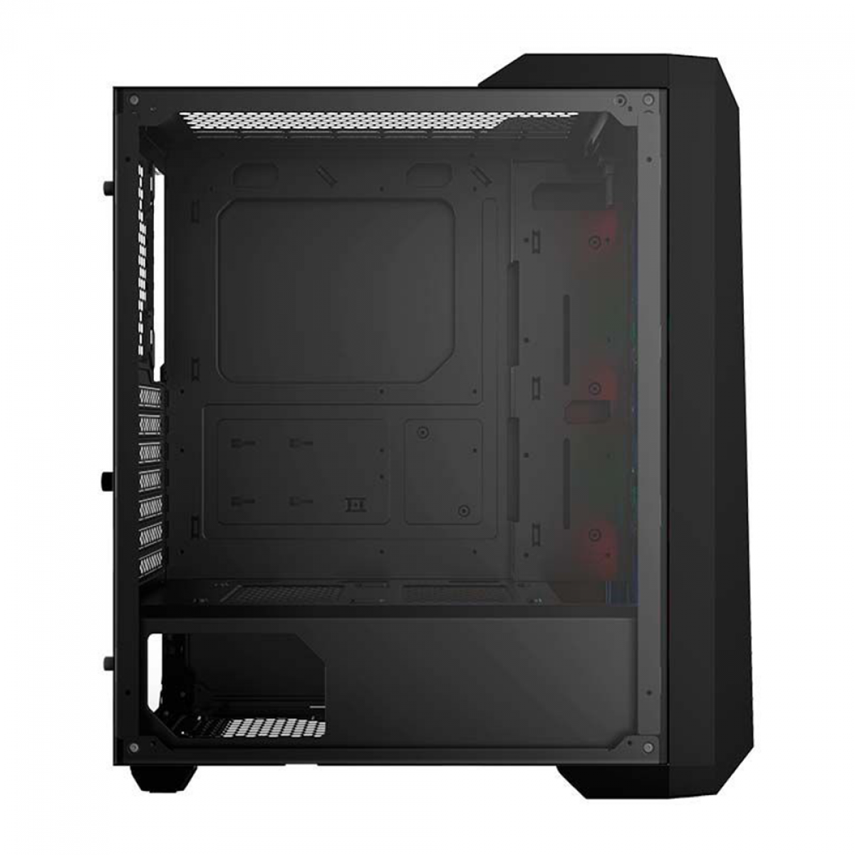 Gabinete Gamer Gamdias Talos M1 Lite, Mid Tower, Vidro Temperado, Black, ATX, Sem Fonte, Sem Fan