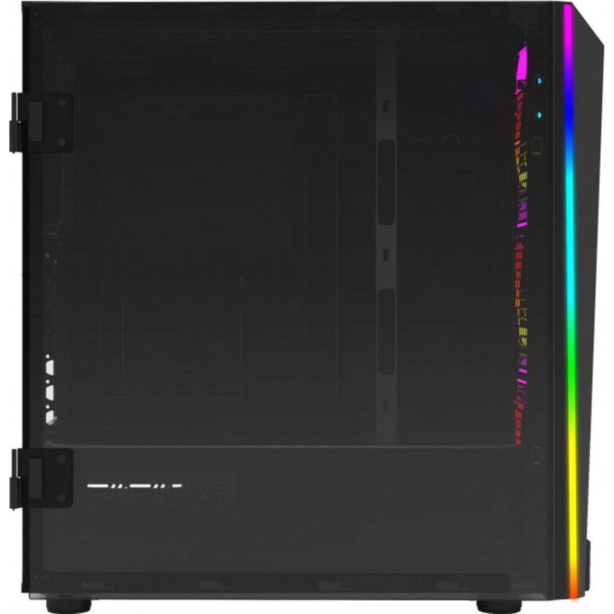 Gabinete Gamer Gamdias, Talos M1B, Mid Tower, Vidro Temperado, Black, Sem Fonte, Sem Fan, Talos-M1B