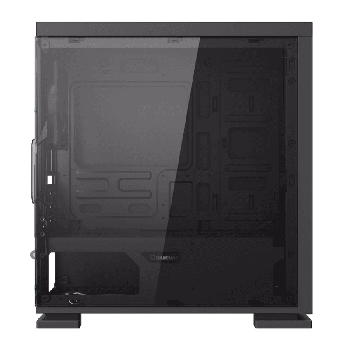 Gabinete Gamer Gamemax Black Expedition, Mid Tower, Black, Sem Fonte, ​​​​​Com 1 Fan Blue, H605