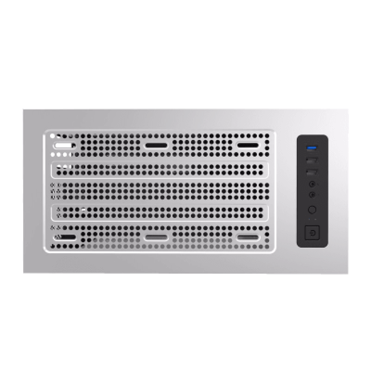 Gabinete Gamer Gamemax Expedition, Mid Tower, Com 1 Fan, mATX, Painel Lateral, White, Sem Fonte