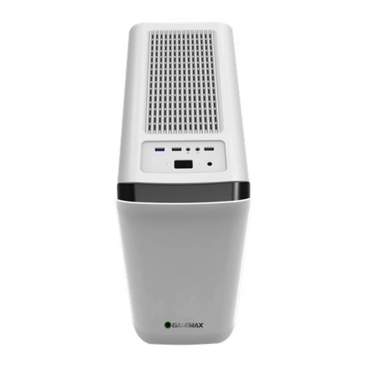Gabinete Gamer Gamemax H602W, Mid Tower, Com 3 Fans, Painel Lateral, White, Sem Fonte