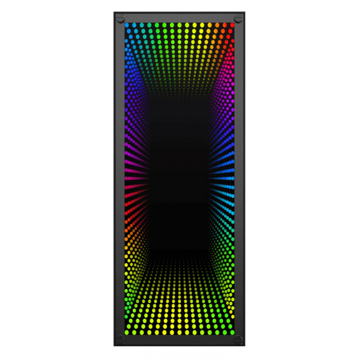 Gabinete Gamer GameMax Infinit Abyss M908-TR ARGB, Mid Tower, Com 1 Fan, Vidro Temperado, Black, Sem Fonte