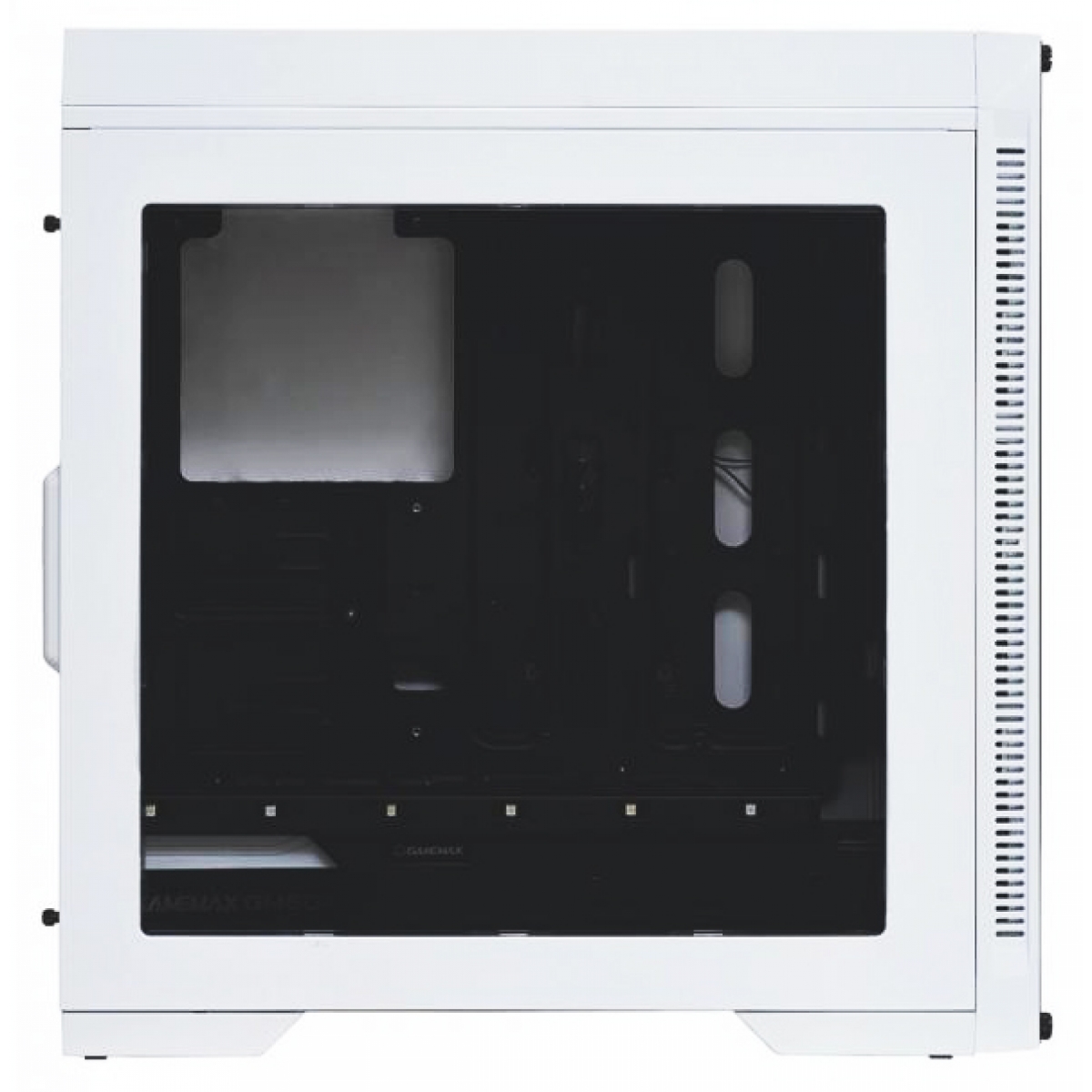 Gabinete Gamer GameMax Infinit M908 RGB, Mid Tower, Com 3 Fans, Lateral em Acrílico, White, Sem Fonte