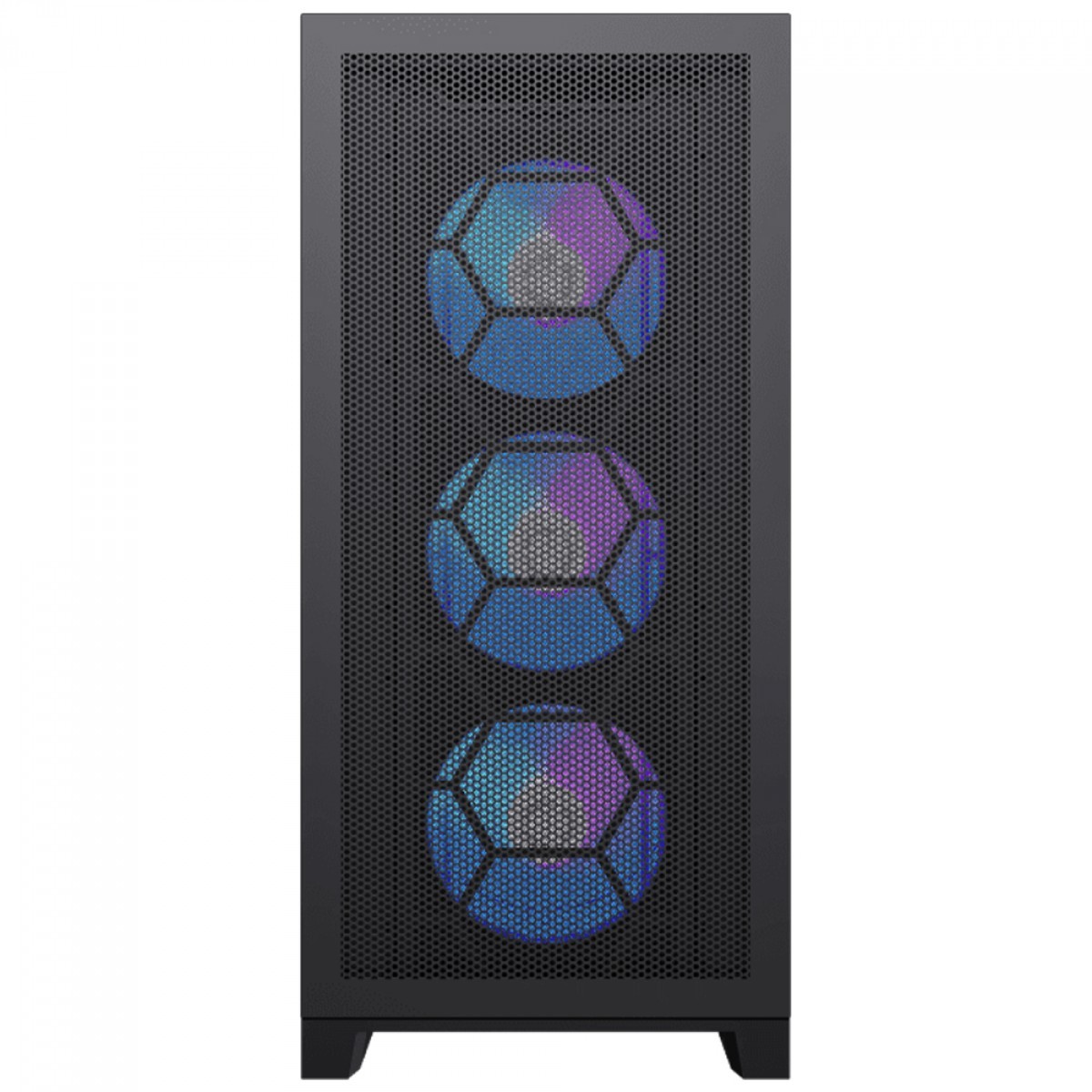 Gabinete Gamer Gamemax Leader BK, Full Tower, Vidro Temperado, E-ATX, Sem Fonte, Sem Fans, Preto