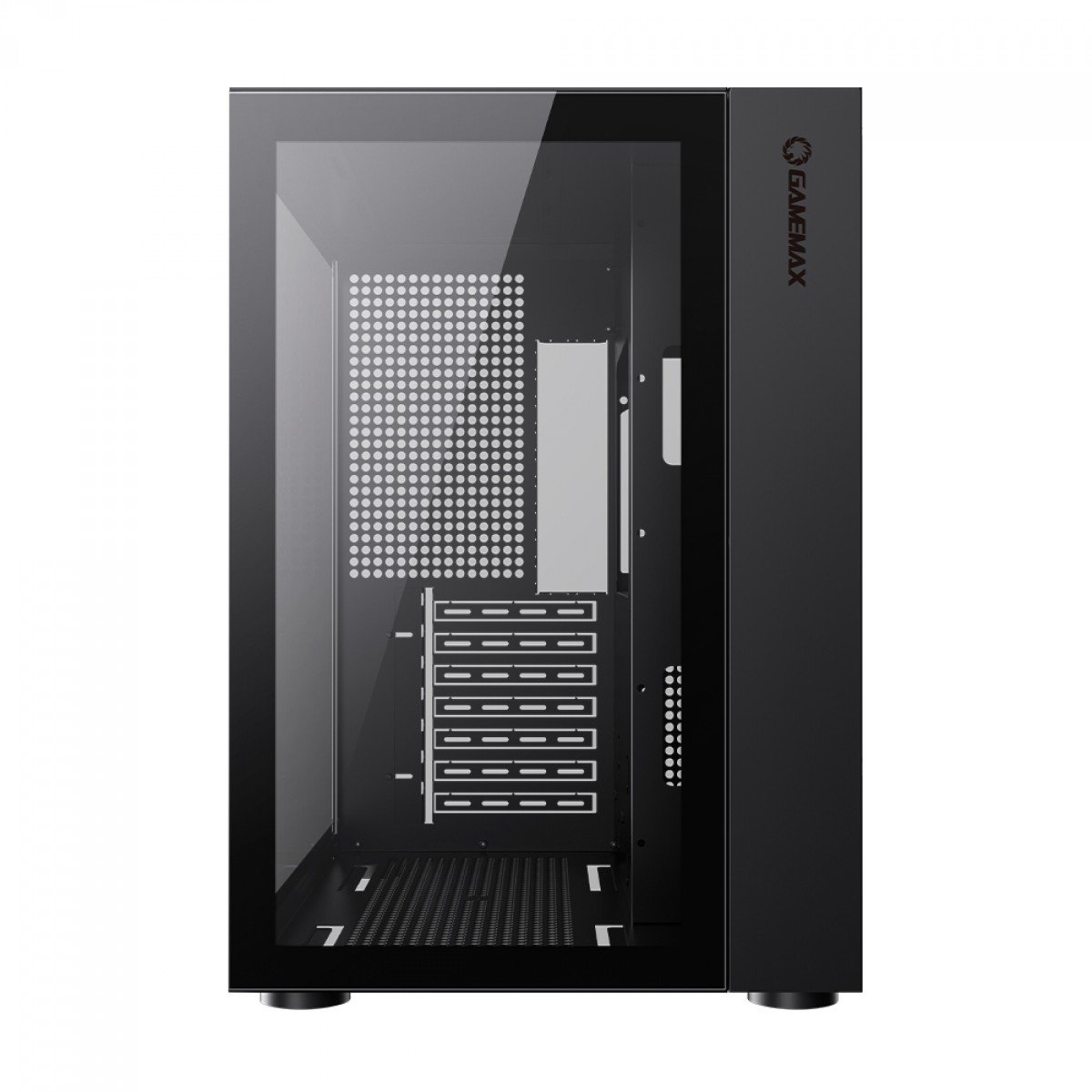 Gabinete Gamer Gamemax Lucent Black, Mid Tower, ATX, Vidro Temperado, Preto, Sem Fans