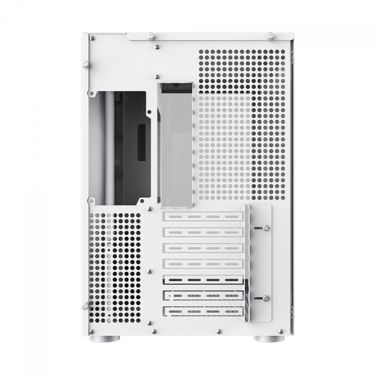 Gabinete Gamer Gamemax Lucent White, Mid Tower, ATX, Vidro Temperado, Branco, Sem Fans